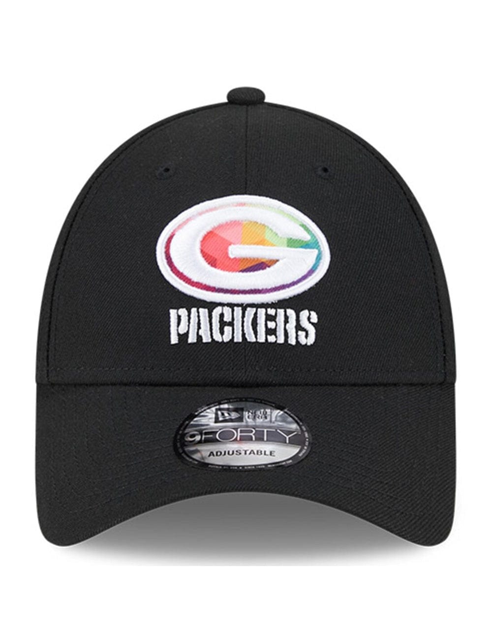 New Era Caps Green Bay Packers New Era NFL 23 Crucial Catch 9FORTY Snapback Hat - Black