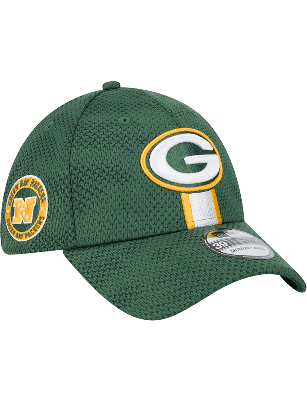 New Era Caps Green Bay Packers New Era NFL 24 Sideline 39THIRTY Stretch-Fit Hat