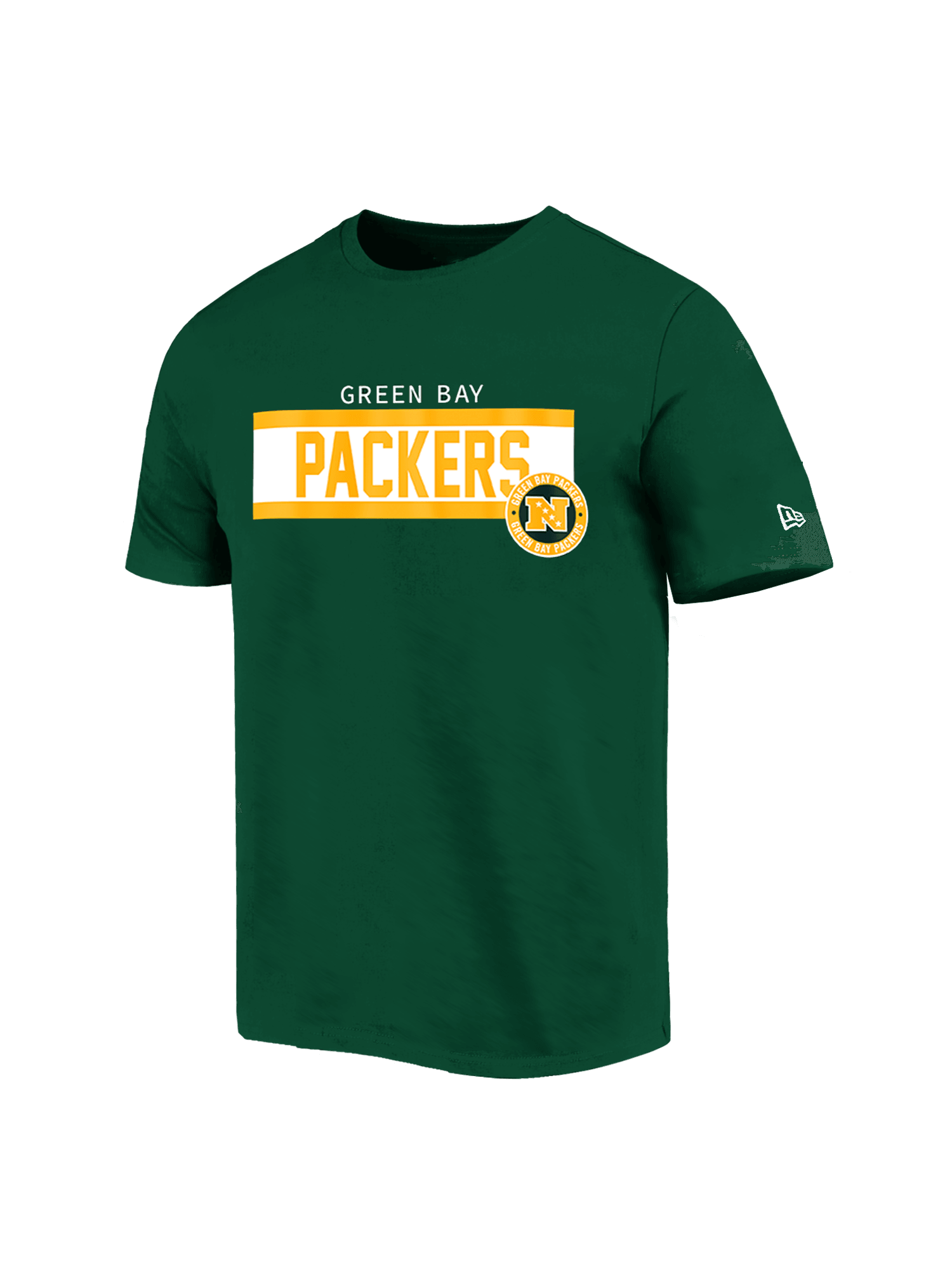 New Era T-Shirts Green Bay Packers New Era NFL 24 Sideline T-Shirt - Green