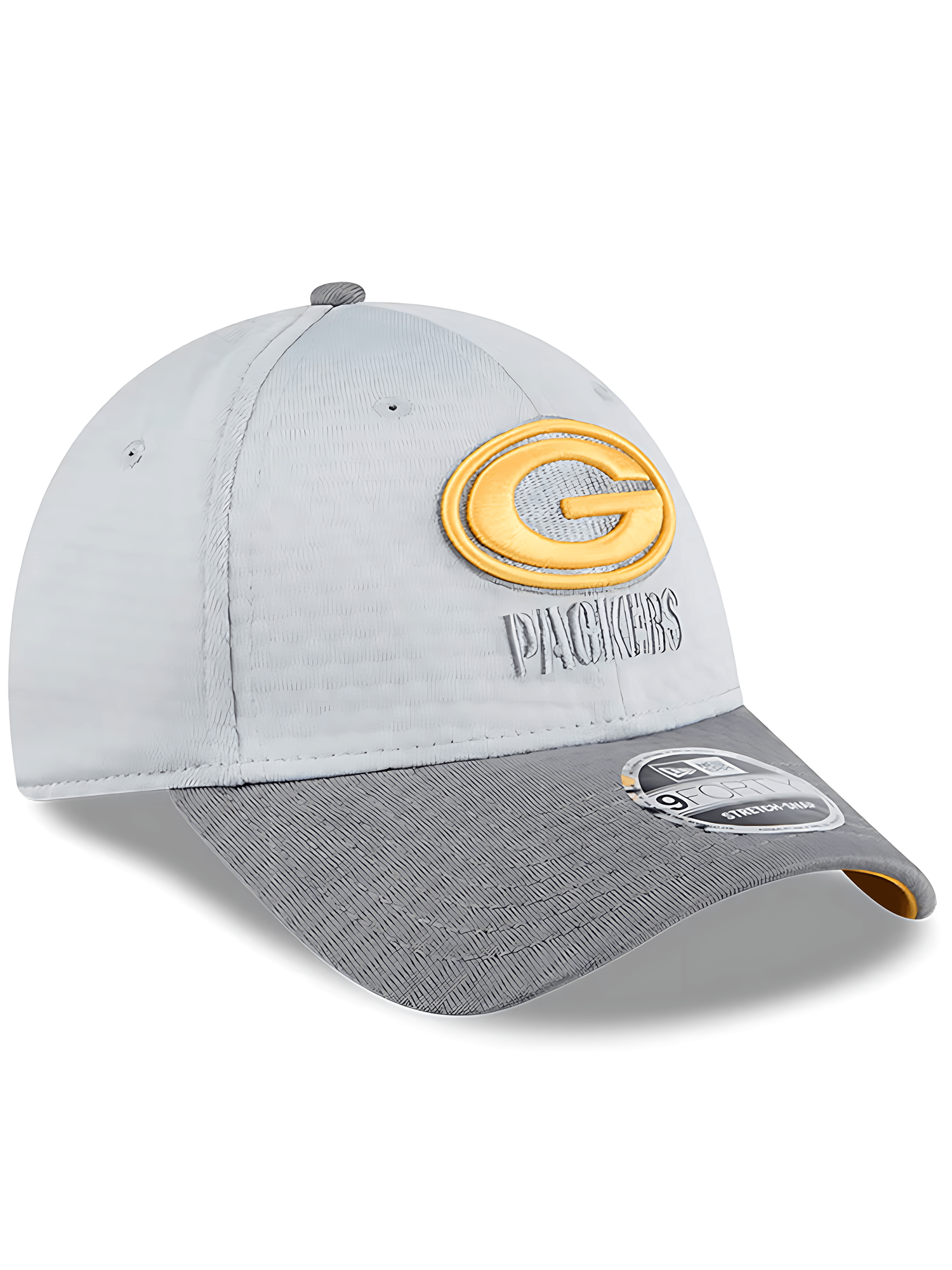 New Era Caps Green Bay Packers New Era NFL 24 Training 9FORTY Stretch-Snapback Hat - Grey
