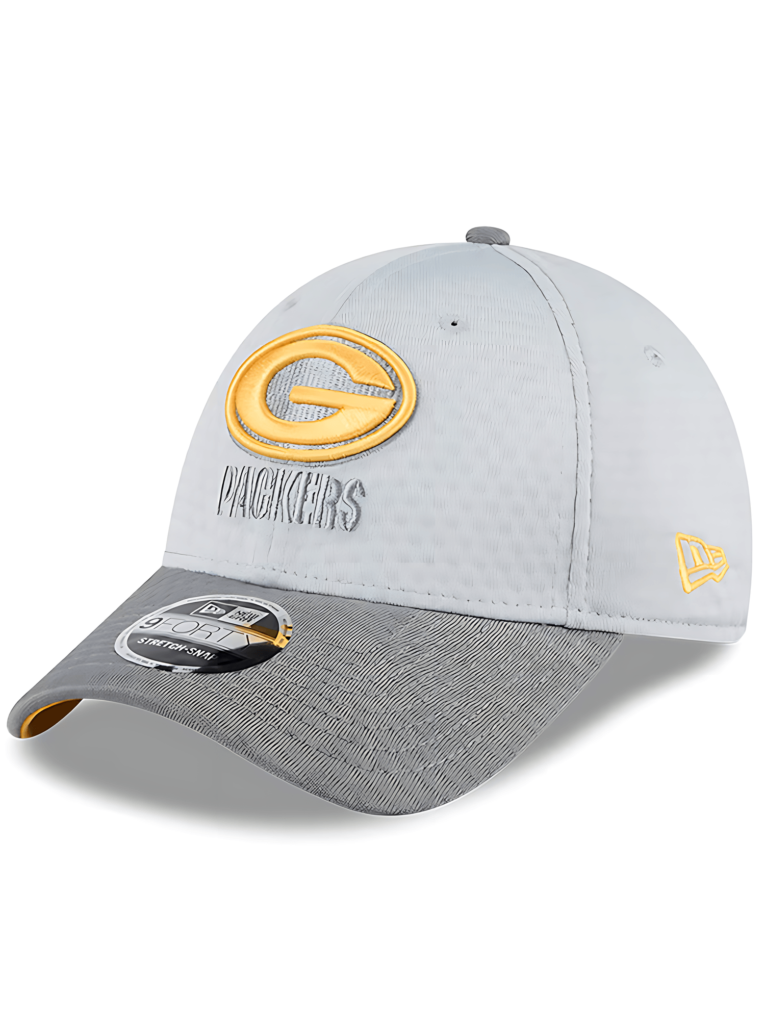 New Era Caps Green Bay Packers New Era NFL 24 Training 9FORTY Stretch-Snapback Hat - Grey