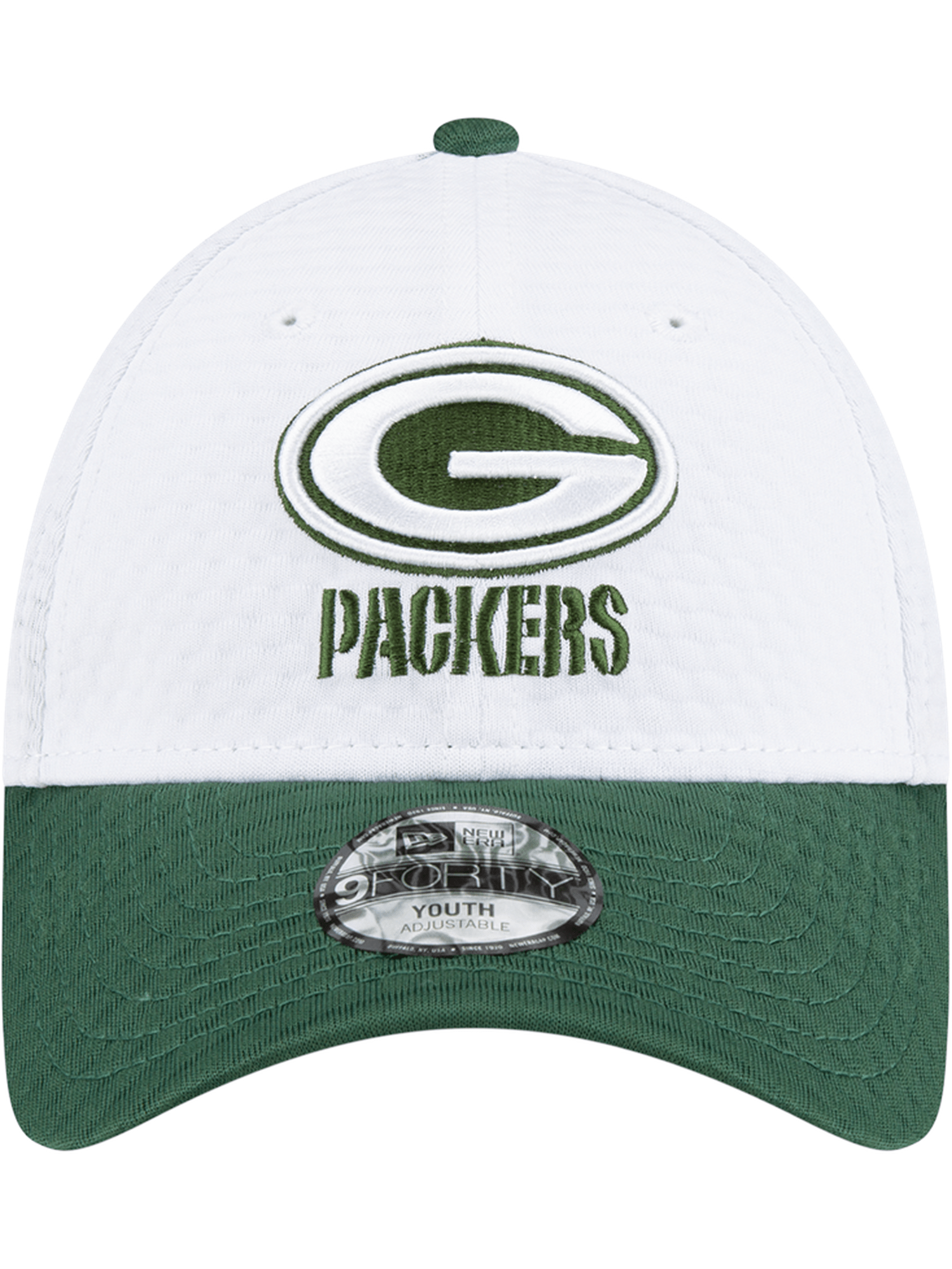 New Era Caps Green Bay Packers New Era NFL 24 Training 9FORTY Stretch-Snapback Hat - White