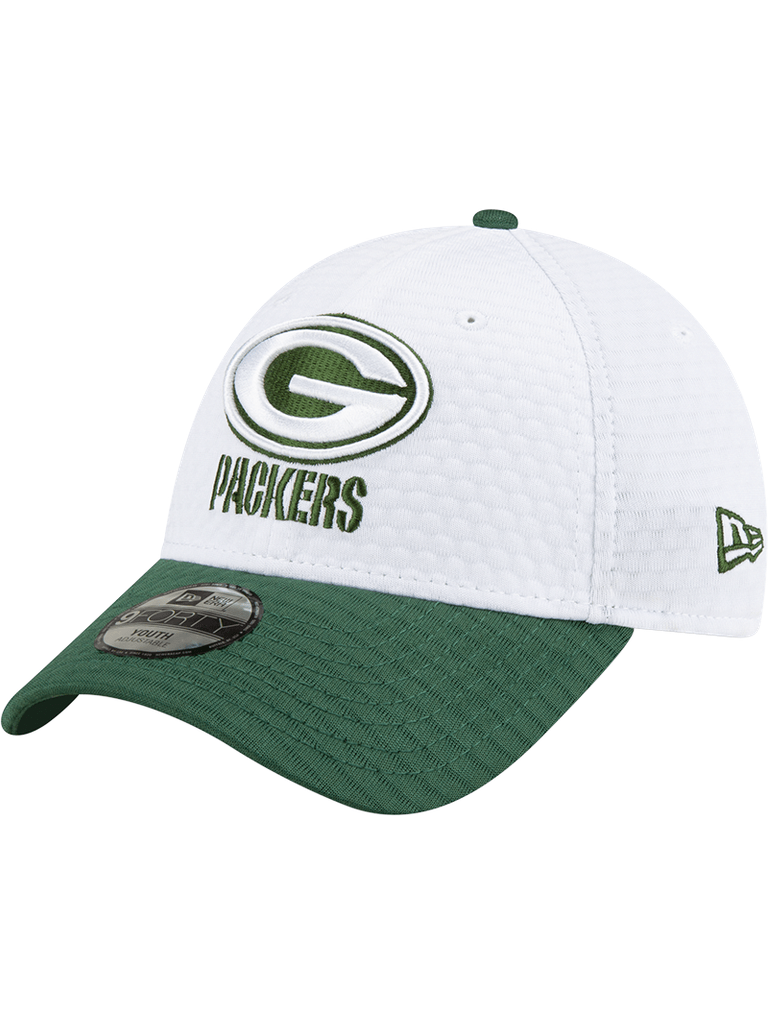 New Era Caps Green Bay Packers New Era NFL 24 Training 9FORTY Stretch-Snapback Hat - White