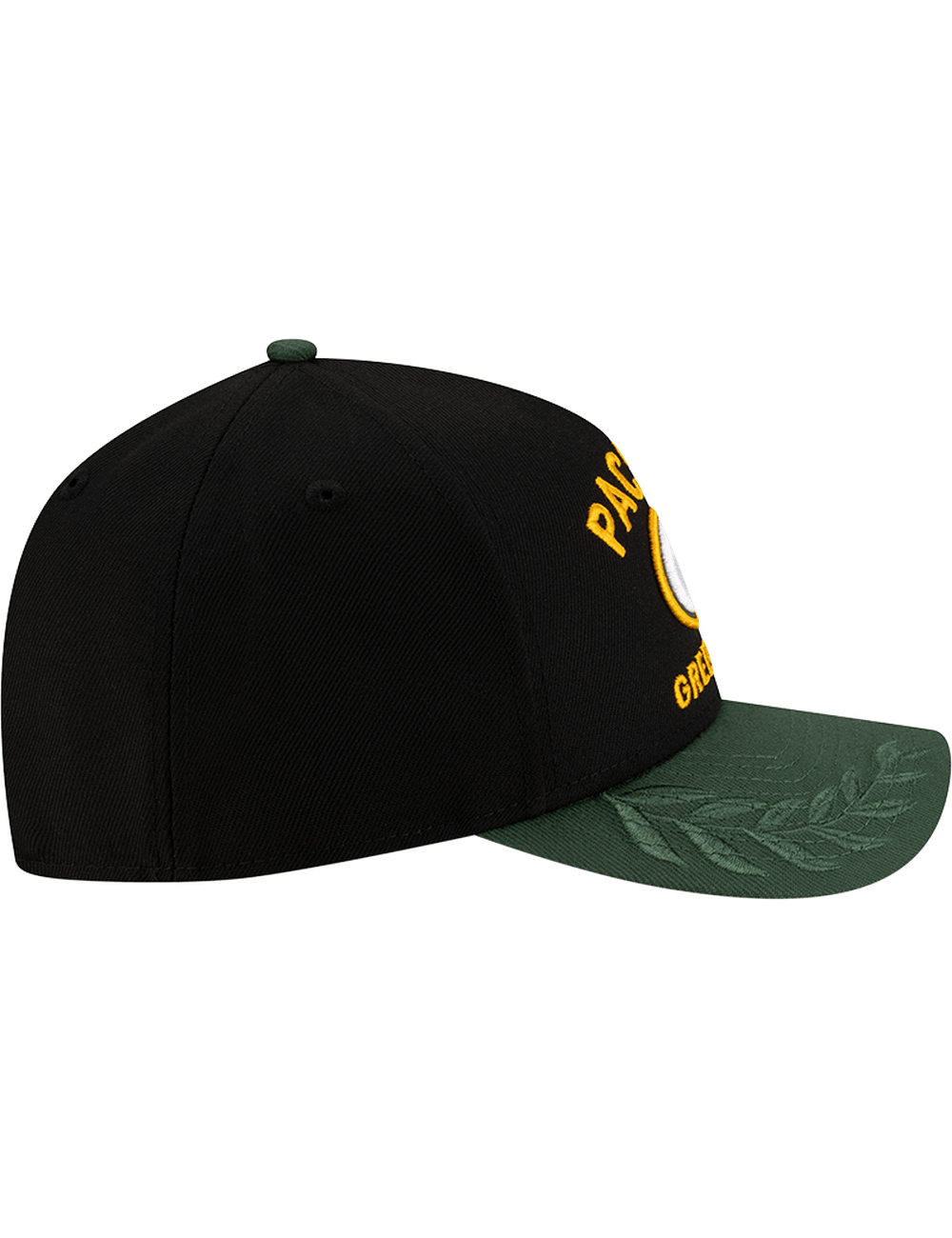 New Era Caps Green Bay Packers New Era NFL 25 Draft 9FORTY M-Crown Snapback Hat - Black