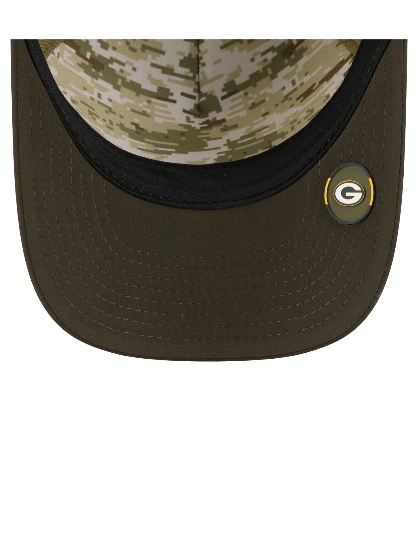 New Era Caps Green Bay Packers New Era NFL 25 Salute To Service 9FORTY M-Crown Snapback Hat