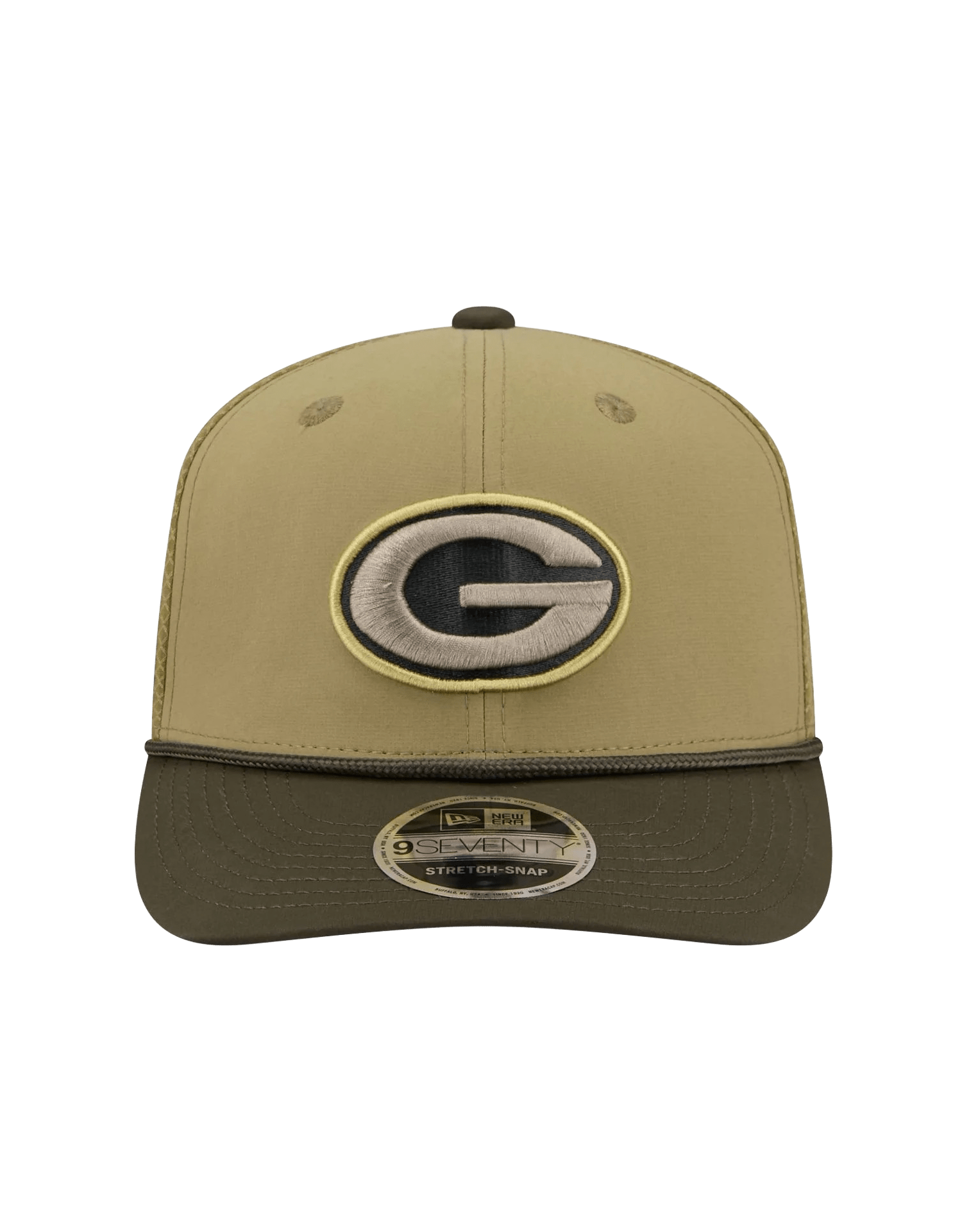 New Era Caps Green Bay Packers New Era NFL 25 Salute To Service 9SEVENTY Stretch-Snapback Hat