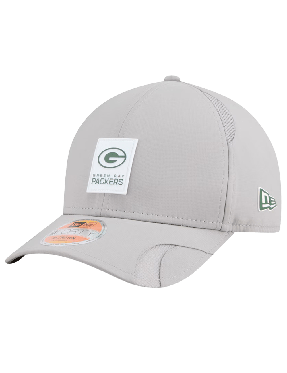 New Era Caps Green Bay Packers New Era NFL 25 Sideline 9FORTY M-Crown Snapback Hat - Grey