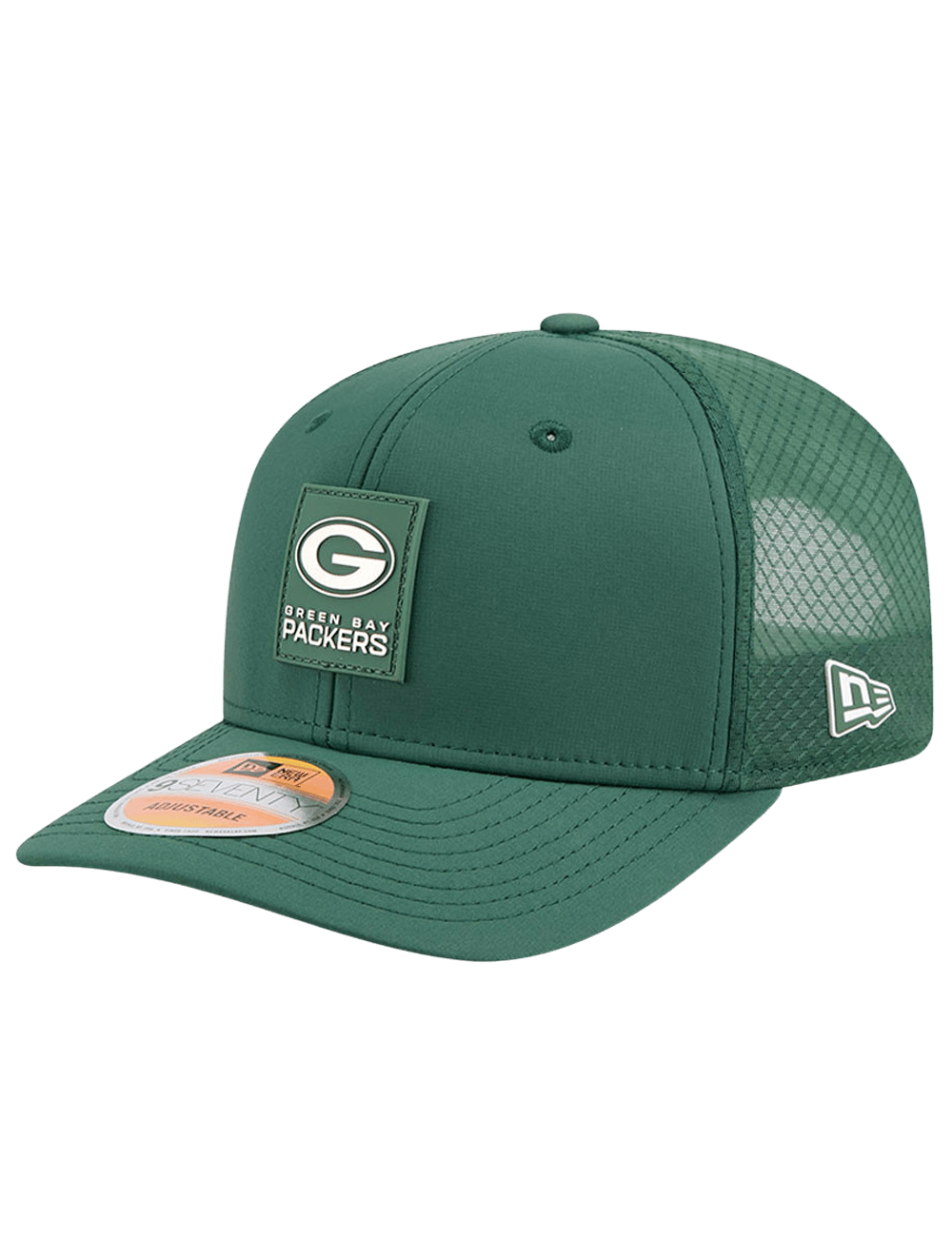 New Era Caps Green Bay Packers New Era NFL 25 Sideline 9SEVENTY Stretch-Snapback Hat - Green
