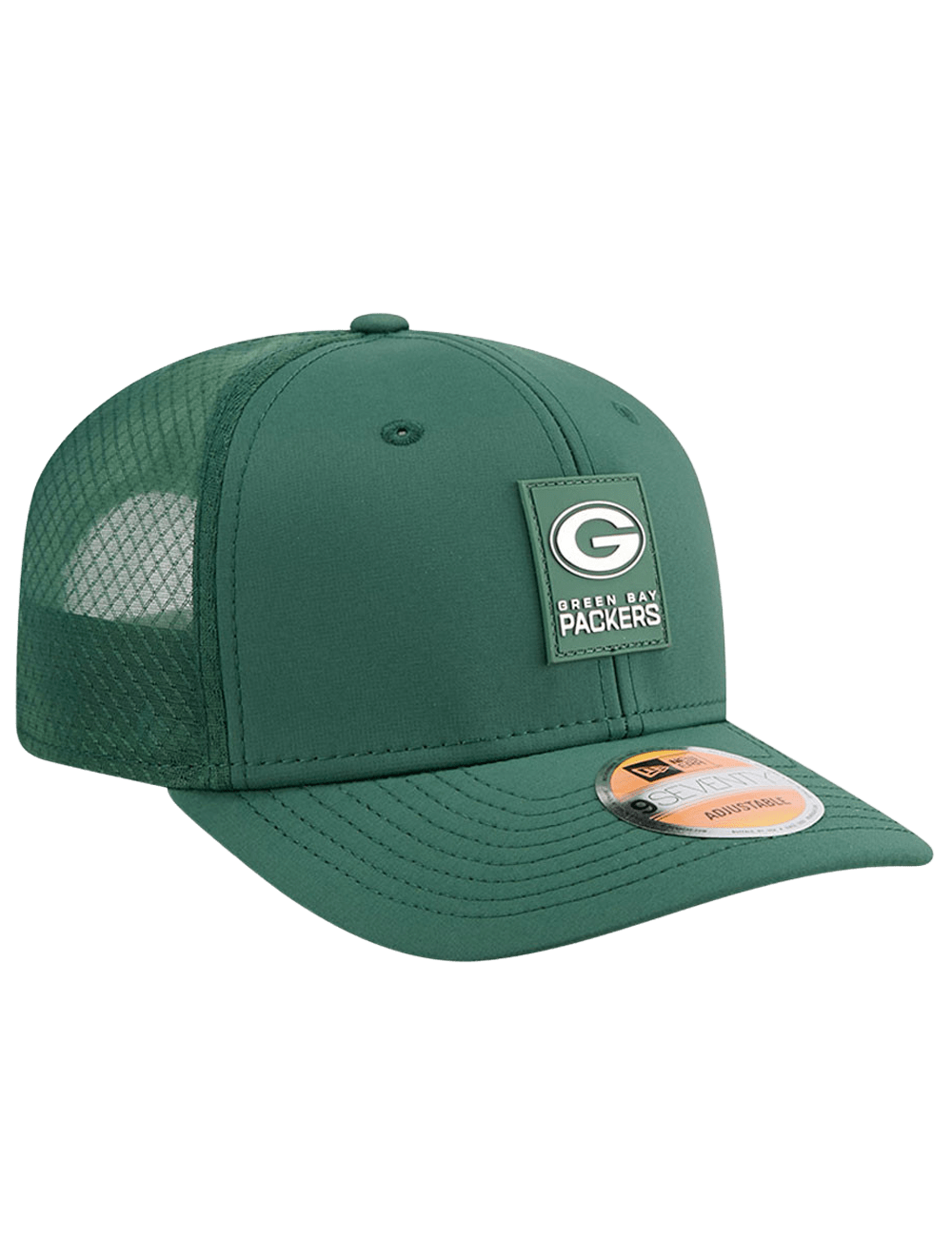 New Era Caps Green Bay Packers New Era NFL 25 Sideline 9SEVENTY Stretch-Snapback Hat - Green