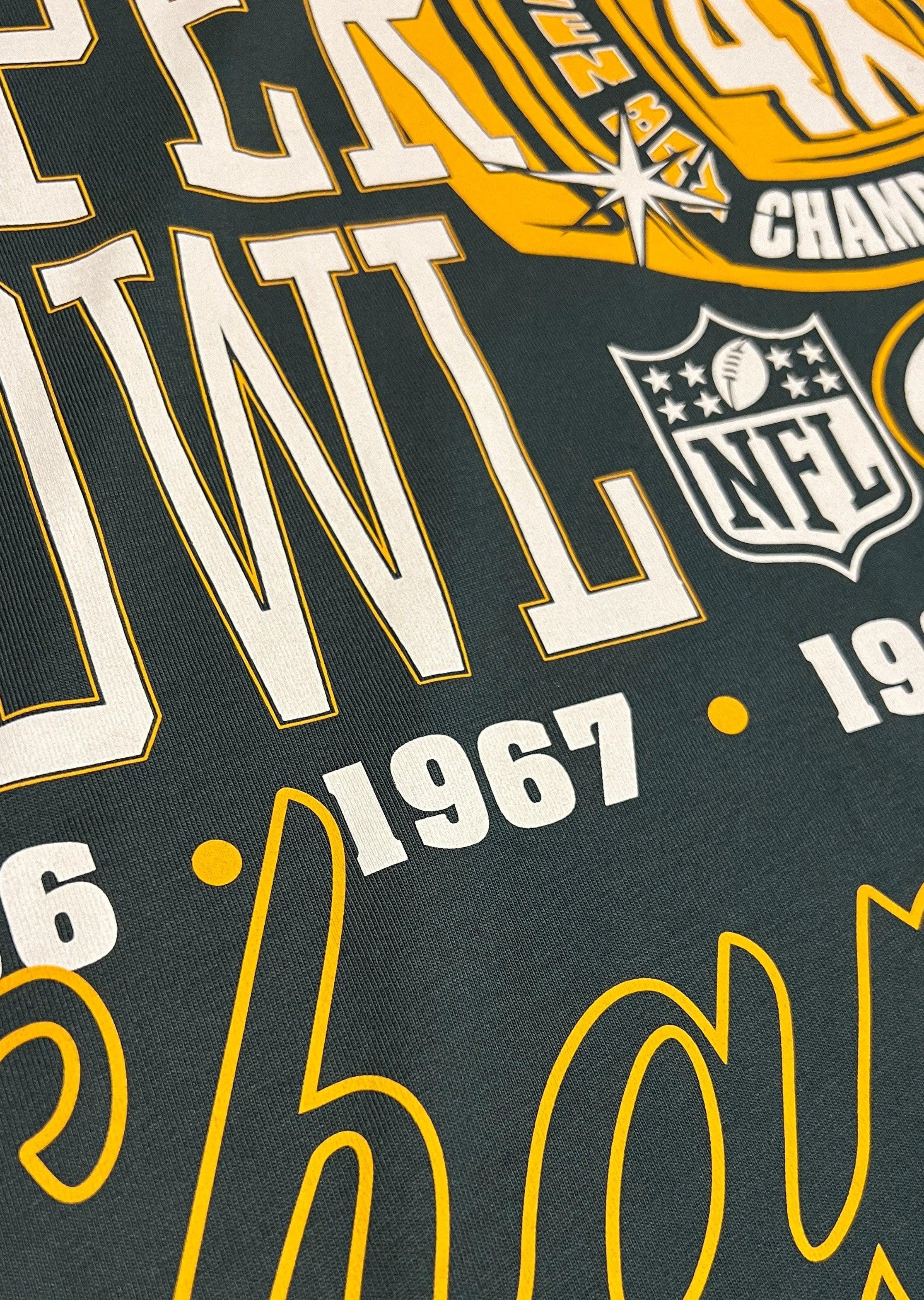 New Era T-Shirts Green Bay Packers New Era NFL 4x Champs Oversized T-Shirt - Green