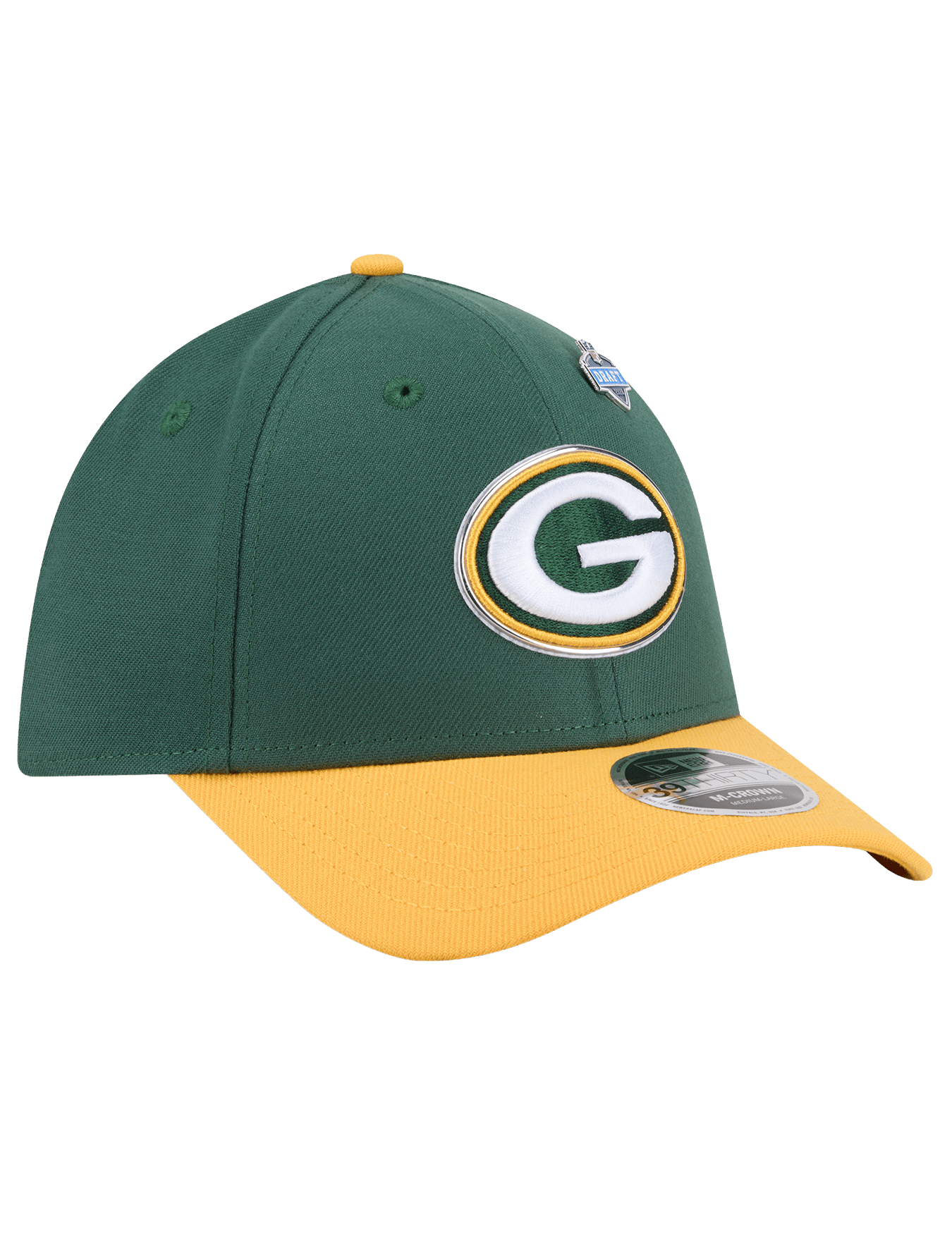 New Era Caps Green Bay Packers New Era NFL Draft 26 39THIRTY M-Crown Stretch-Fit Hat