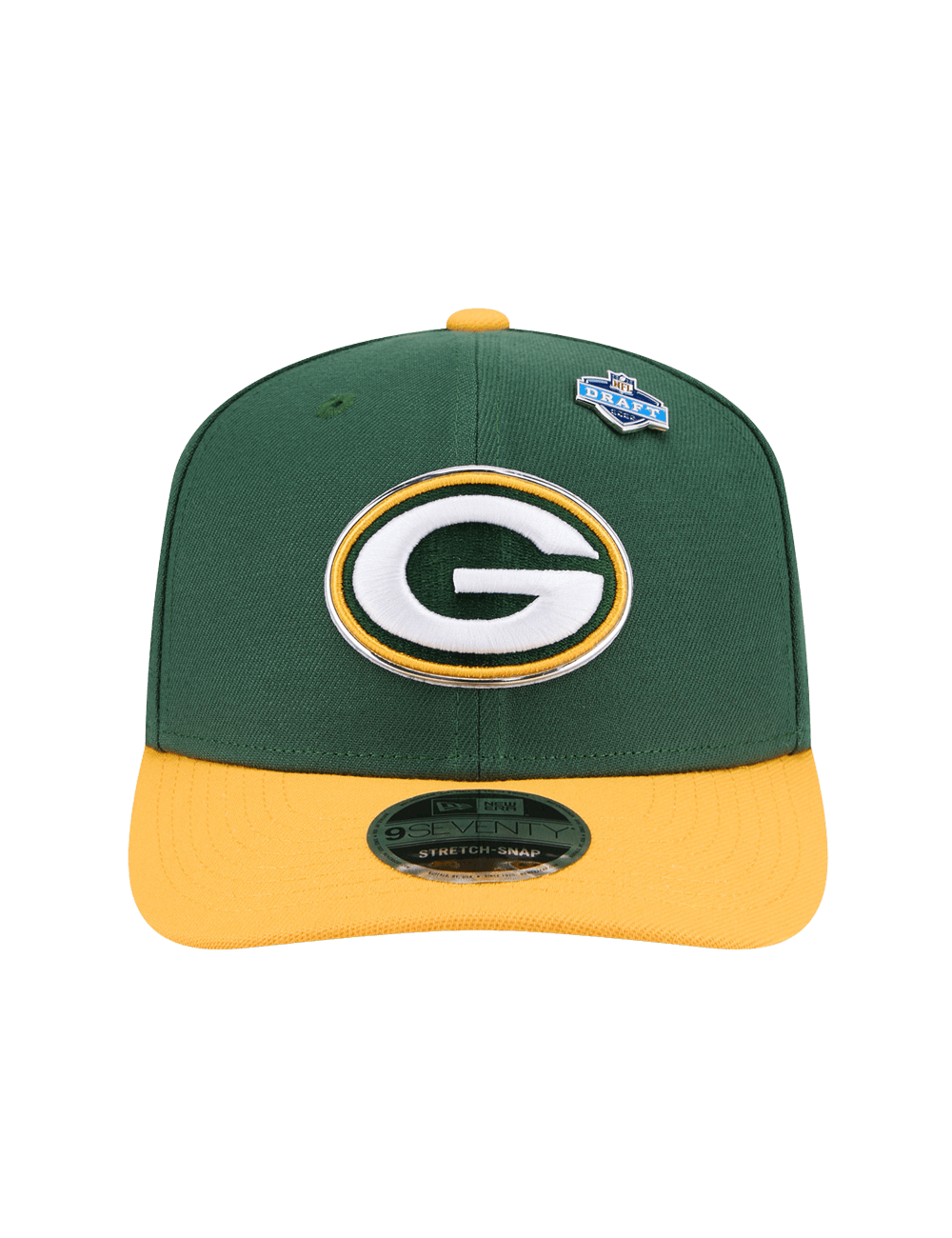 New Era Caps OSFM Green Bay Packers New Era NFL Draft 26 9SEVENTY Stretch-Snapback Hat