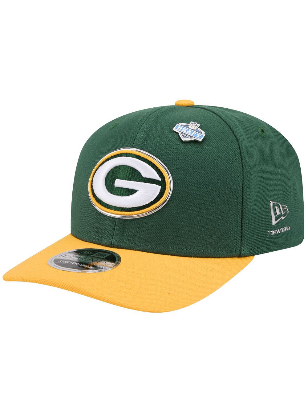 New Era Caps OSFM Green Bay Packers New Era NFL Draft 26 9SEVENTY Stretch-Snapback Hat