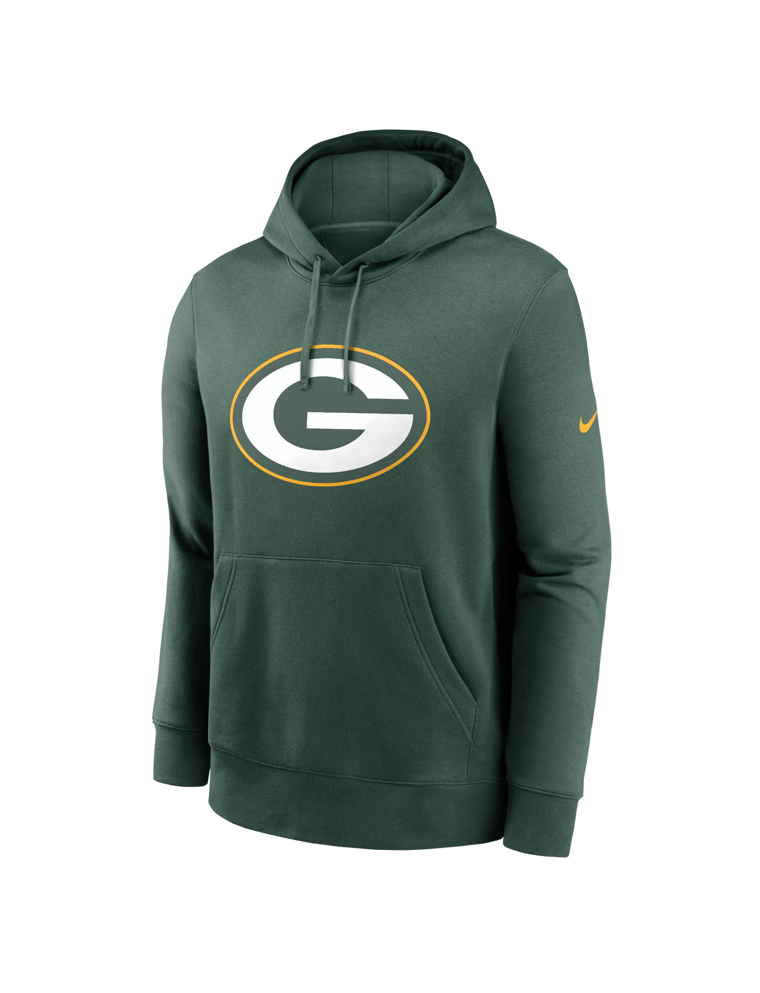 Nike Jumpers Green Bay Packers Nike NFL Logo Club Hoodie Jumper - Green