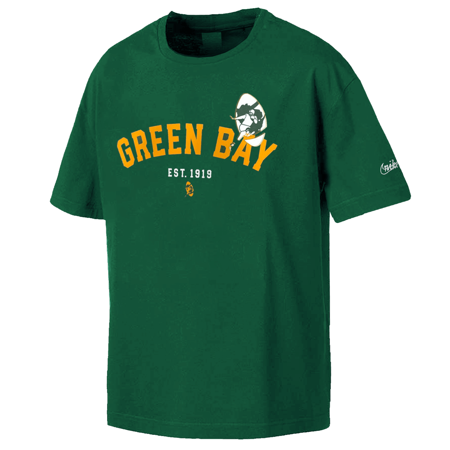 Nike T-Shirts Green Bay Packers Nike NFL Rewind Oversized Heavyweight T-Shirt - Green