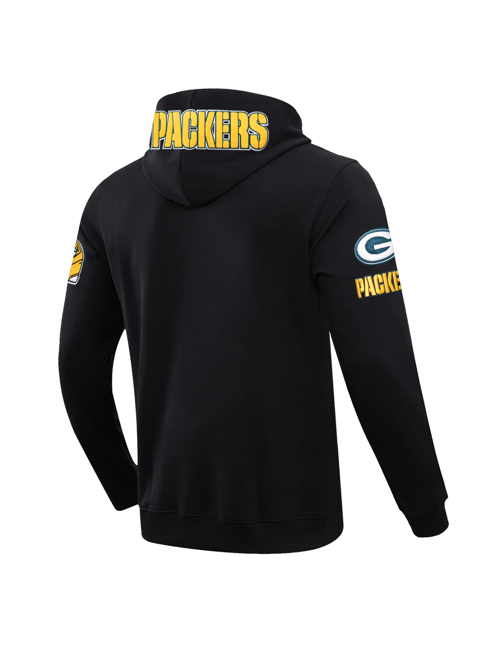 Pro Standard Jumpers Green Bay Packers Pro Standard NFL Team Chenille Flex Hoodie Jumper - Black