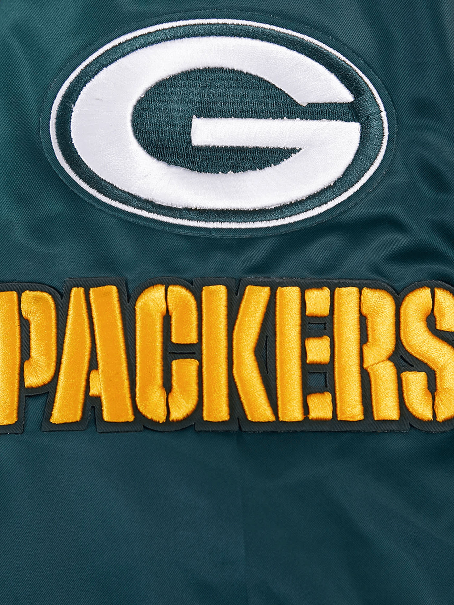 Pro Standard Jackets Green Bay Packers Pro Standard NFL Team Classic Satin Button Jacket - Green