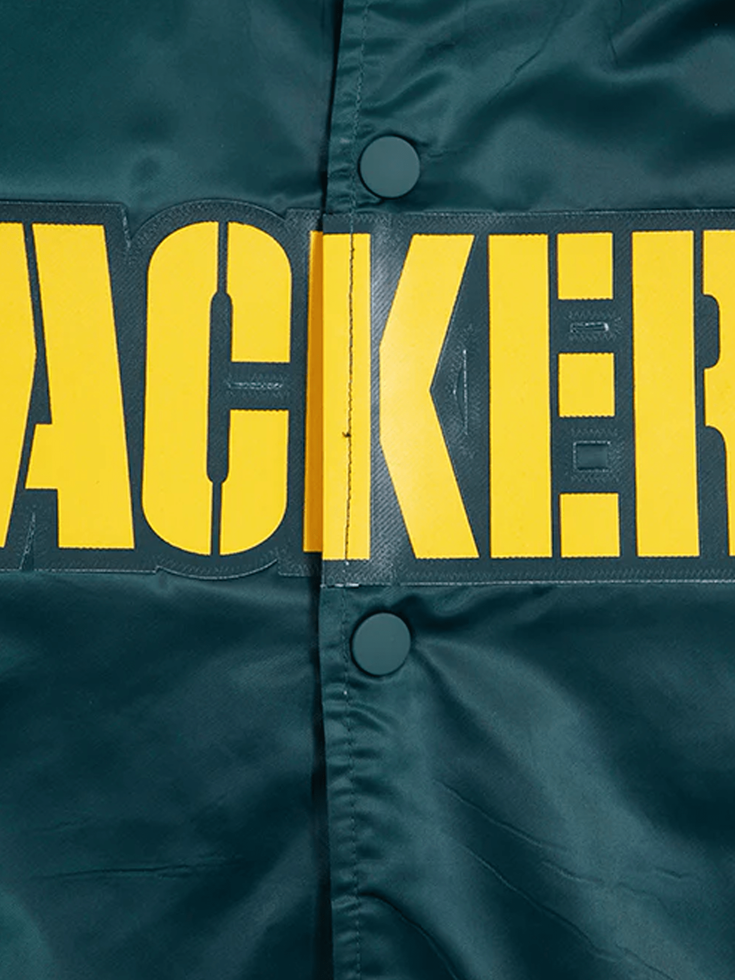 Pro Standard Jackets Green Bay Packers Pro Standard NFL Team Classic Satin Button Jacket - Green