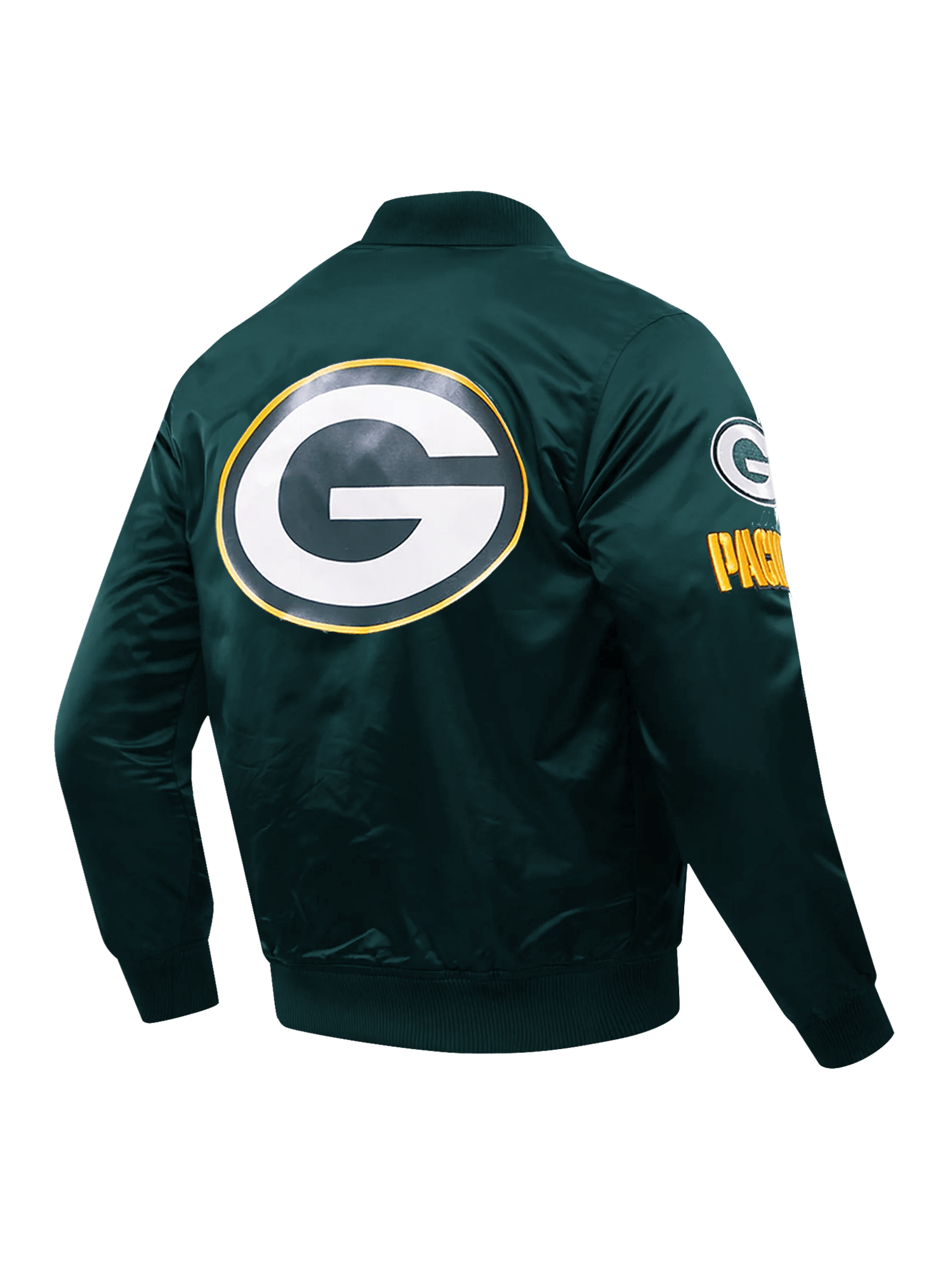 Pro Standard Jackets Green Bay Packers Pro Standard NFL Team Classic Satin Button Jacket - Green