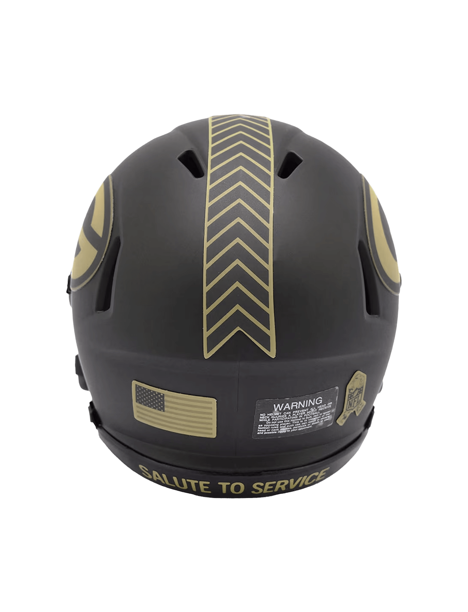 Riddell Helmets Green Bay Packers Riddell NFL Salute To Service 25 Speed Mini Size Helmet