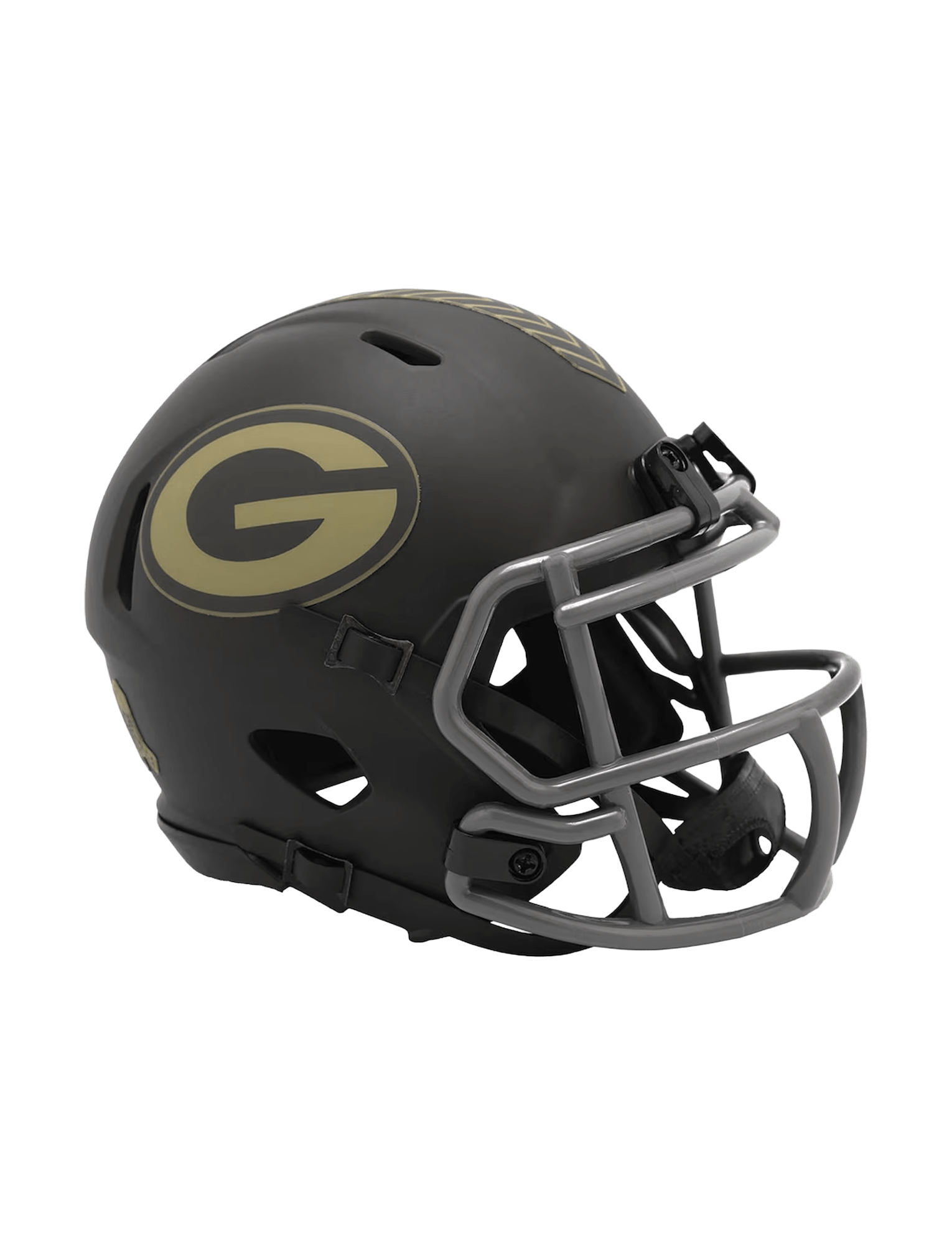 Riddell Helmets Green Bay Packers Riddell NFL Salute To Service 25 Speed Mini Size Helmet