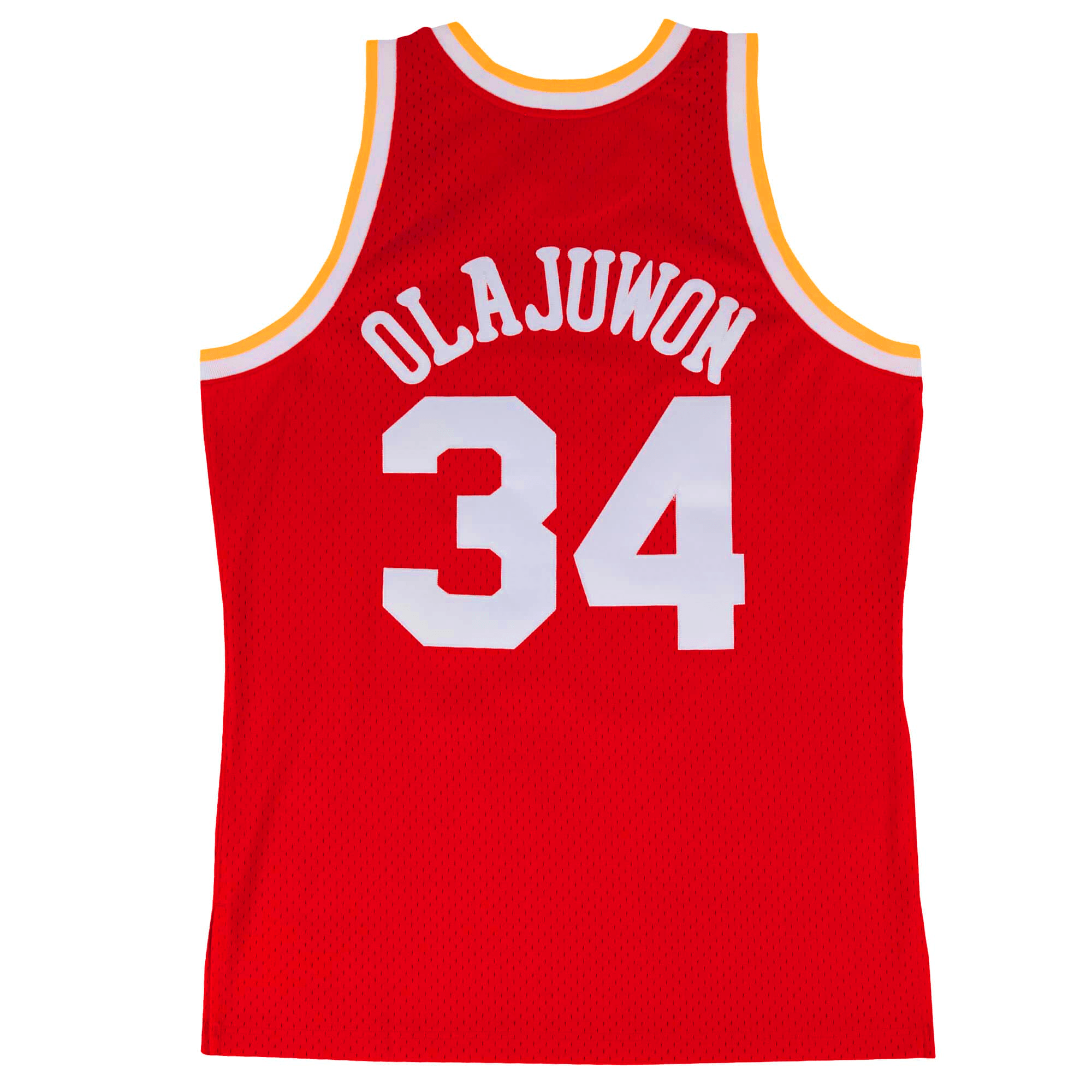 Mitchell And Ness Jerseys Hakeem Olajuwon Houston Rockets Mitchell & Ness NBA 93-94 Swingman Jersey - Red