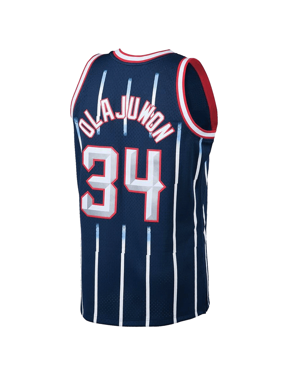 Mitchell And Ness Jerseys Hakeem Olajuwon Houston Rockets Mitchell & Ness NBA 96-97 Road HWC Swingman Jersey - Navy