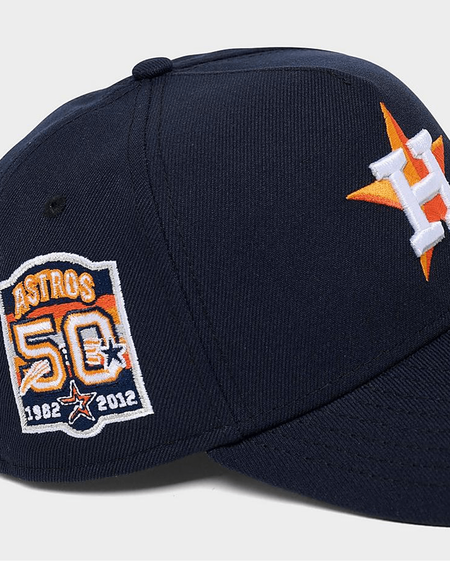 New Era Caps Houston Astros New Era MLB 50th Ann 9FORTY A-Frame Snapback Hat - Navy