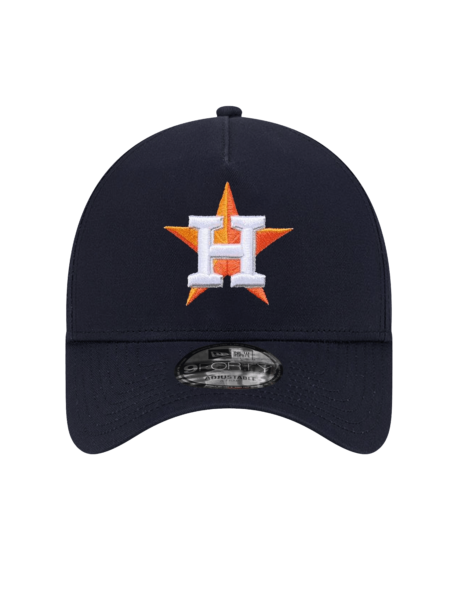 New Era Caps Houston Astros New Era MLB 50th Ann 9FORTY A-Frame Snapback Hat - Navy