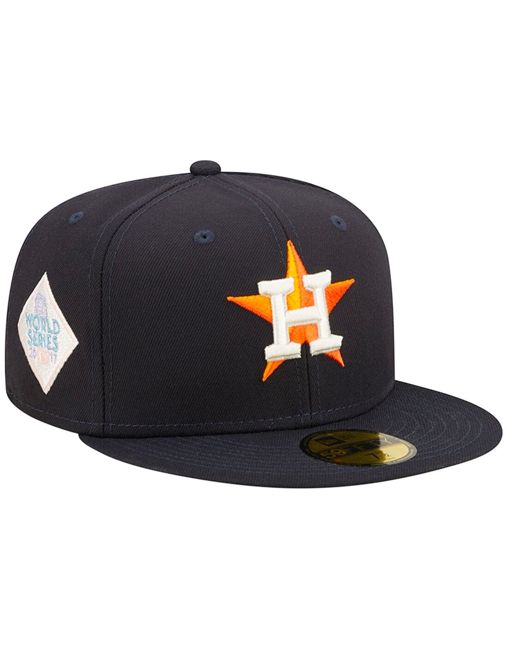 New Era Caps Houston Astros New Era MLB Pop Sweat 59FIFTY Fitted Hat - Navy