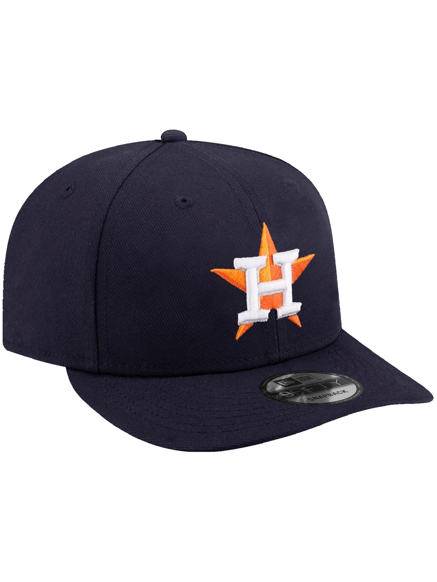 New Era Caps Houston Astros New Era MLB Team Pre-Curved 9FIFTY Snapback Hat - Navy