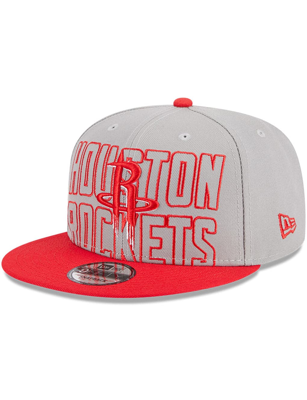 New Era Caps Houston Rockets New Era NBA 23 Draft 9FIFTY Snapback Hat - Grey