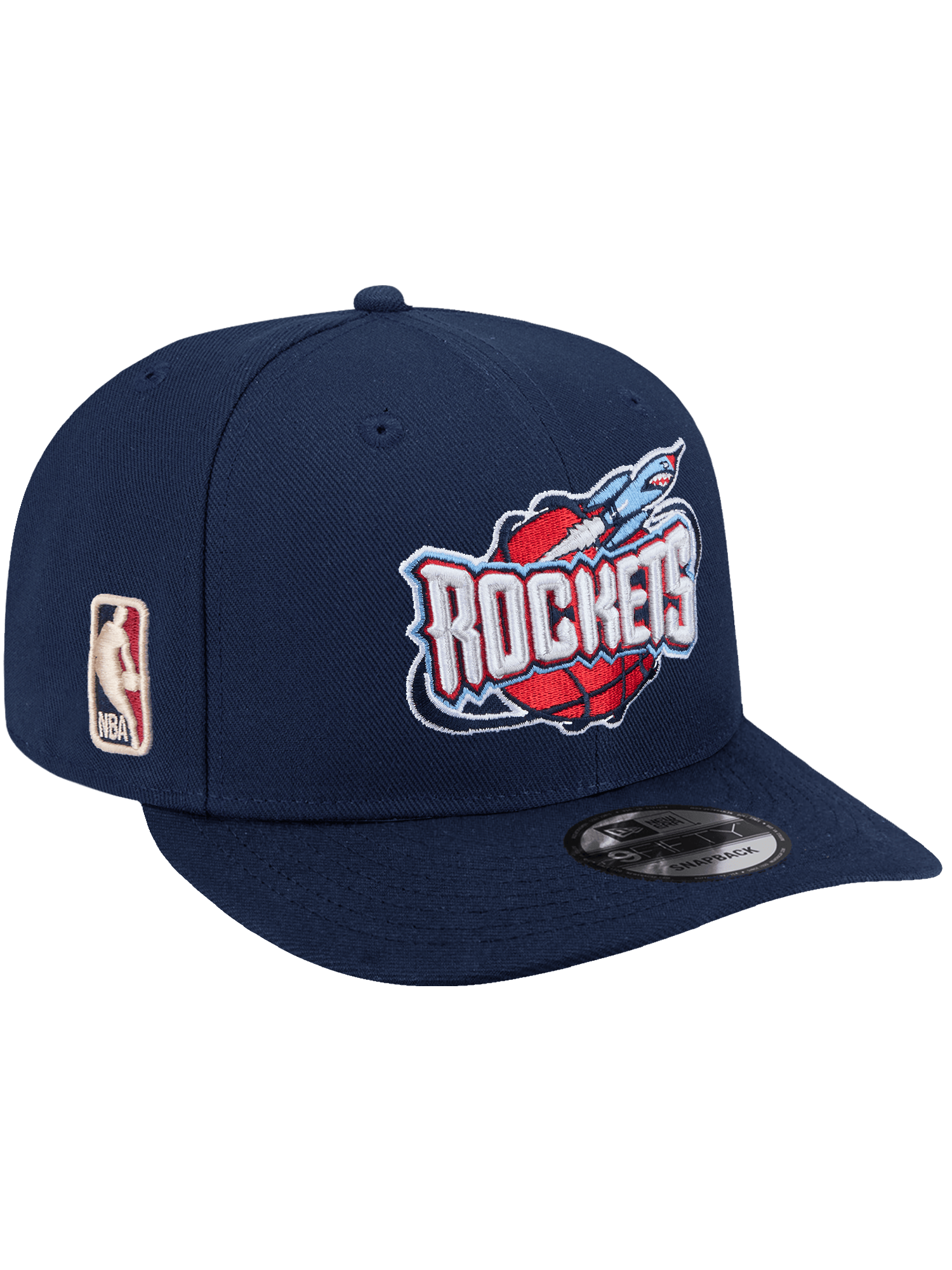 New Era Caps Houston Rockets New Era NBA HWC 9FIFTY Pre-Curved Snapback Hat - Navy