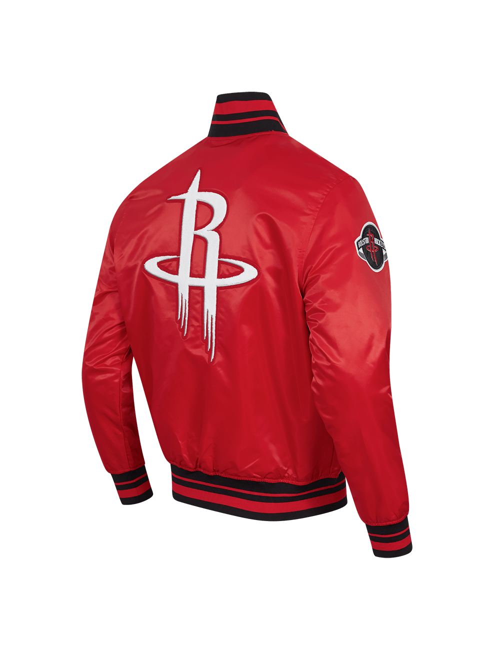 Pro Standard Jackets Houston Rockets Pro Standard NBA Retro Classic Lightweight Satin Jacket - Red