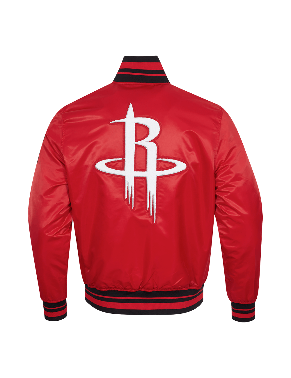 Pro Standard Jackets Houston Rockets Pro Standard NBA Retro Classic Lightweight Satin Jacket - Red