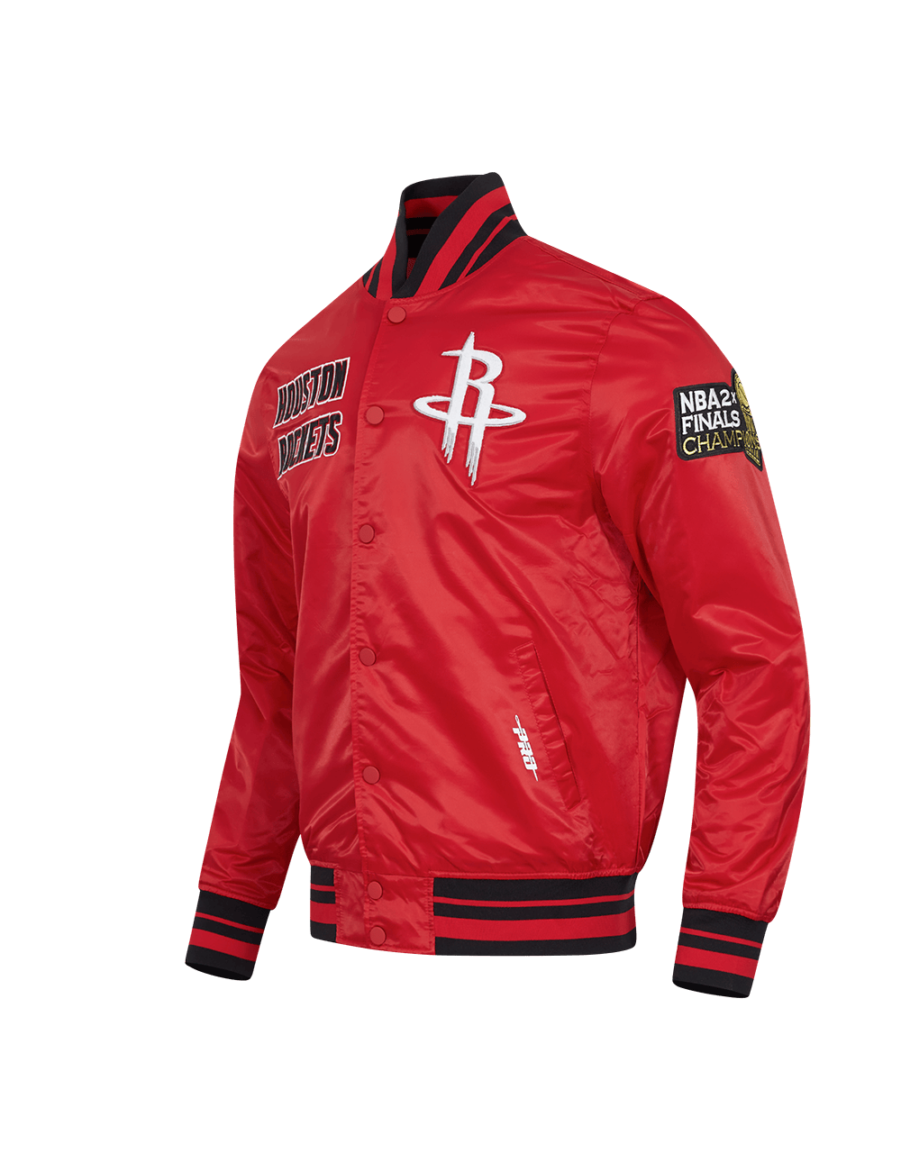 Pro Standard Jackets Houston Rockets Pro Standard NBA Retro Classic Lightweight Satin Jacket - Red
