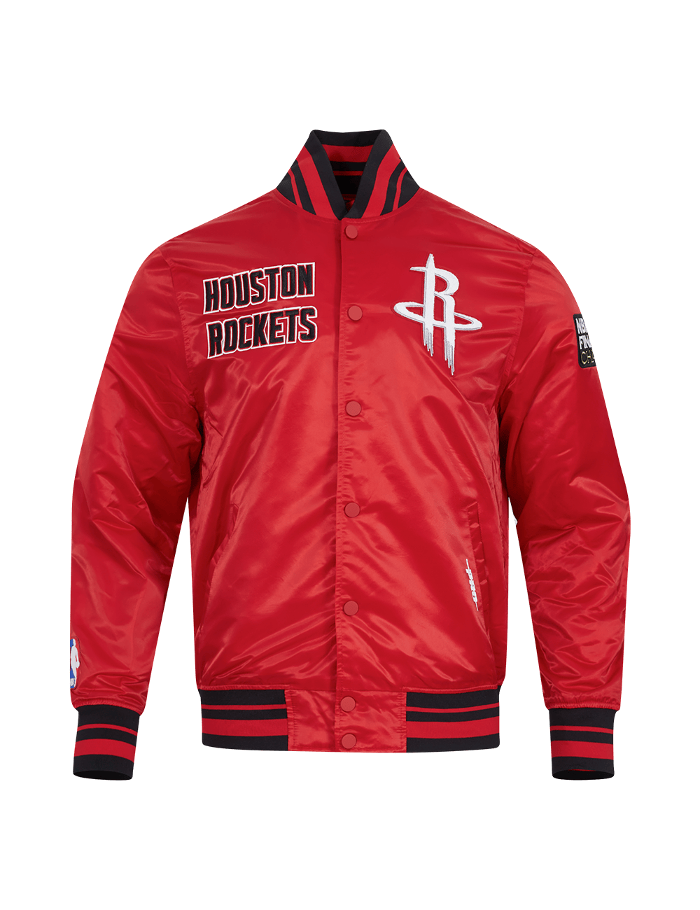 Pro Standard Jackets Houston Rockets Pro Standard NBA Retro Classic Lightweight Satin Jacket - Red