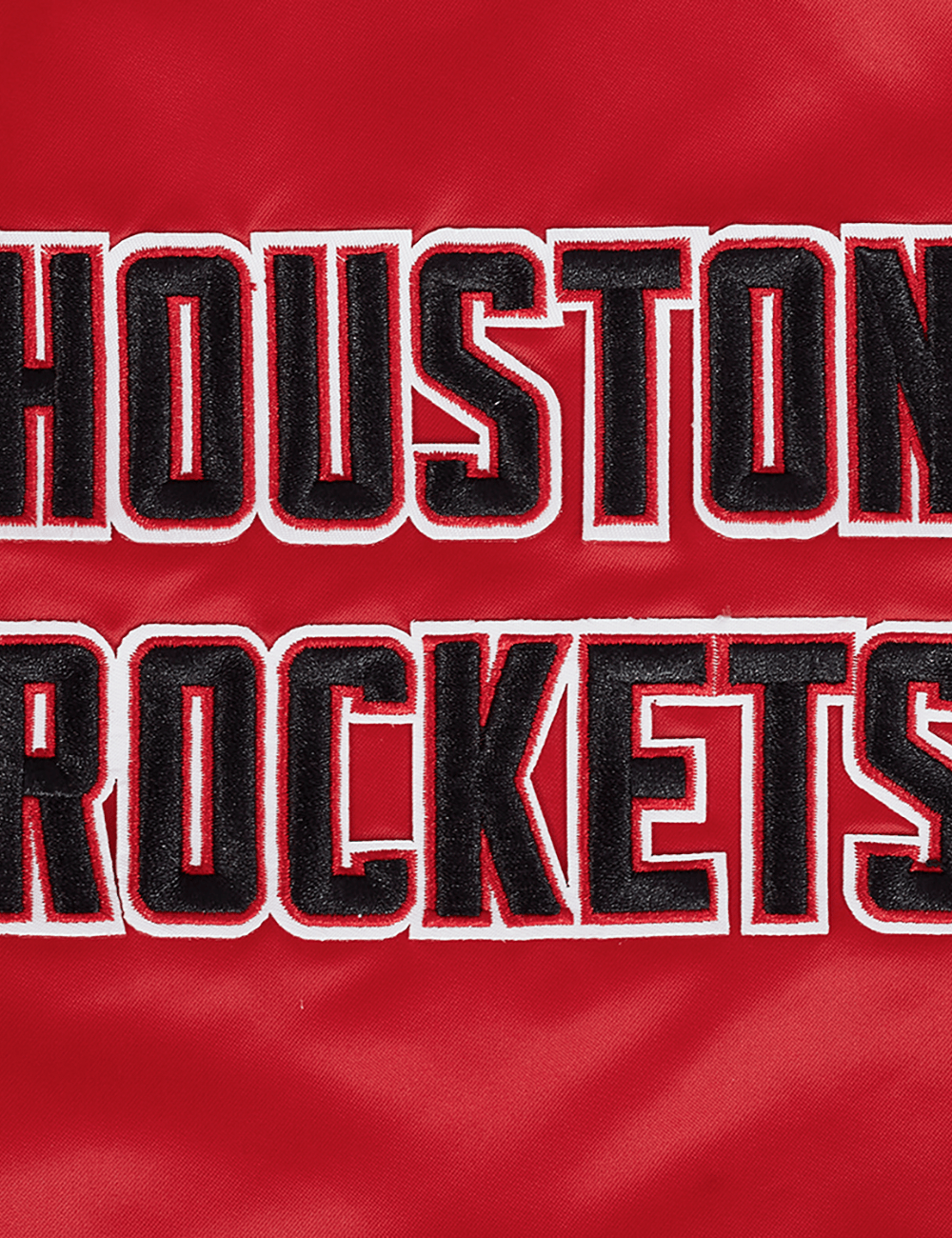 Pro Standard Jackets Houston Rockets Pro Standard NBA Retro Classic Lightweight Satin Jacket - Red