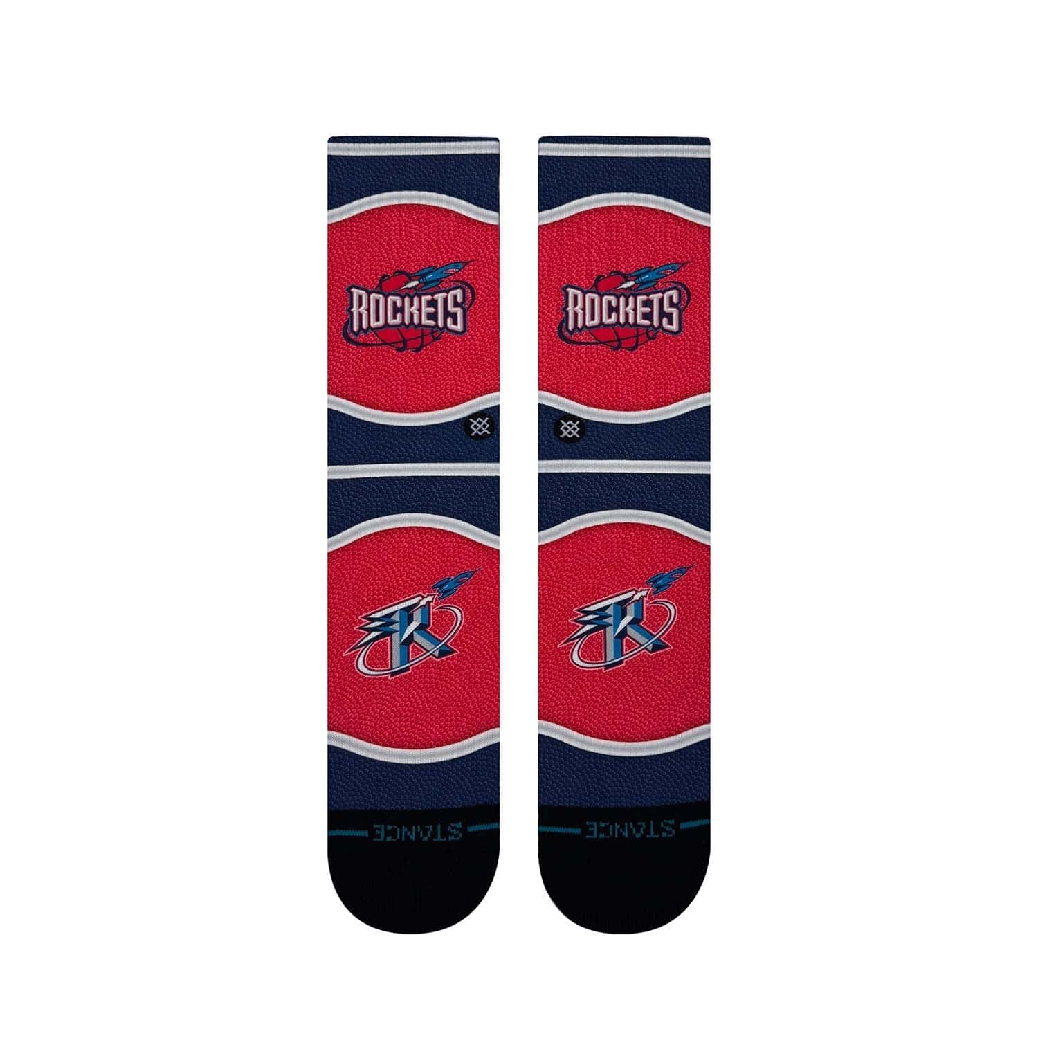 Stance Socks Large (9-12 US) Houston Rockets Stance NBA HWC Mini Ball Crew Socks