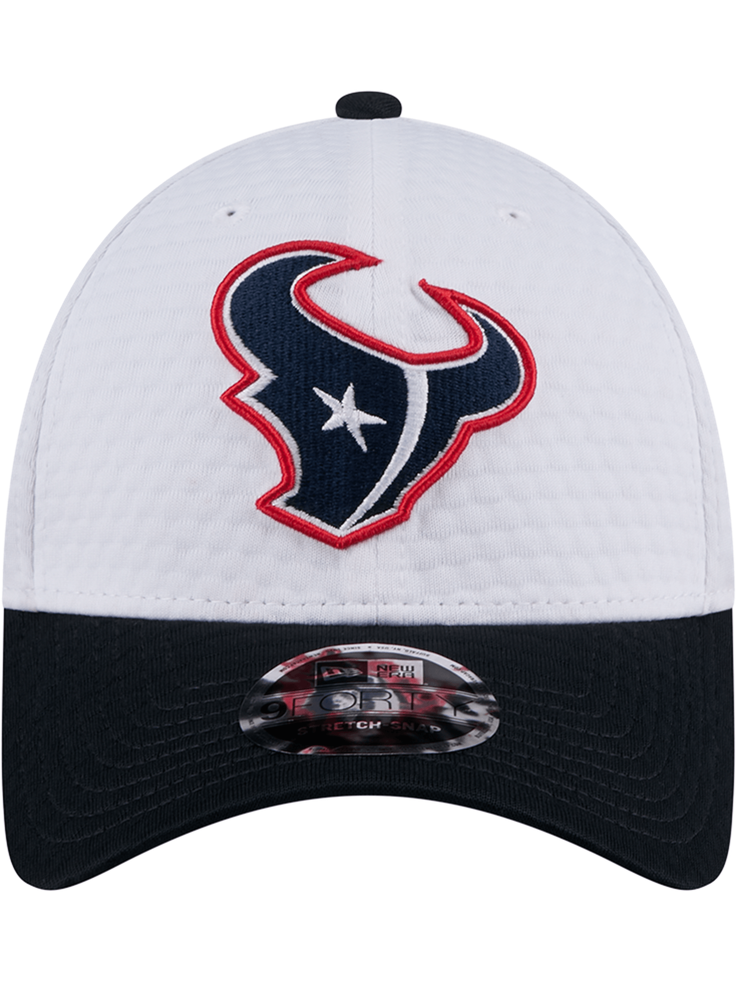New Era Caps Houston Texans New Era NFL 24 Training 9FORTY Stretch-Snapback Hat - White