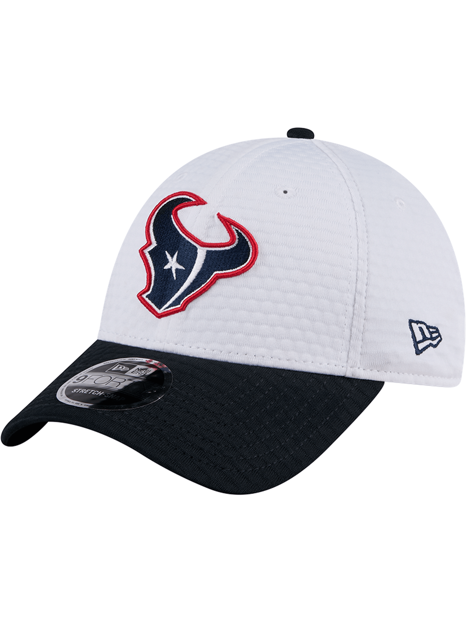 New Era Caps Houston Texans New Era NFL 24 Training 9FORTY Stretch-Snapback Hat - White