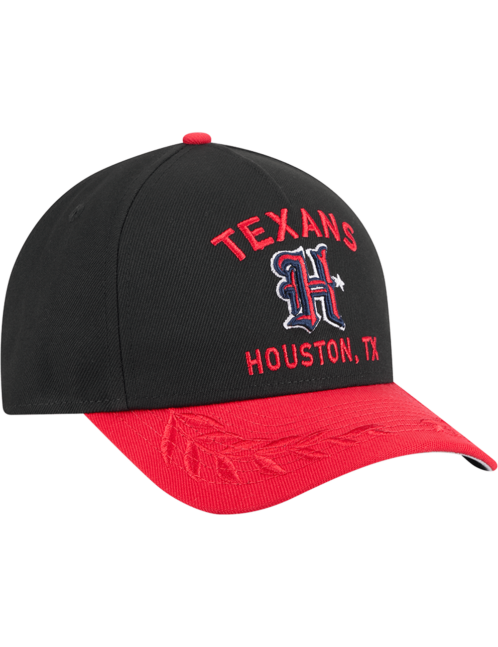 New Era Caps Houston Texans New Era NFL 25 Draft 9FORTY M-Crown Snapback Hat - Black