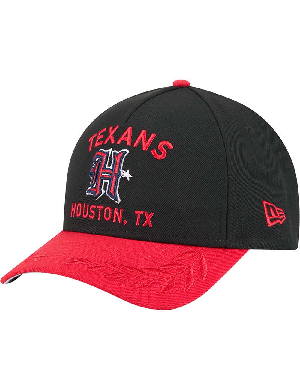 New Era Caps Houston Texans New Era NFL 25 Draft 9FORTY M-Crown Snapback Hat - Black