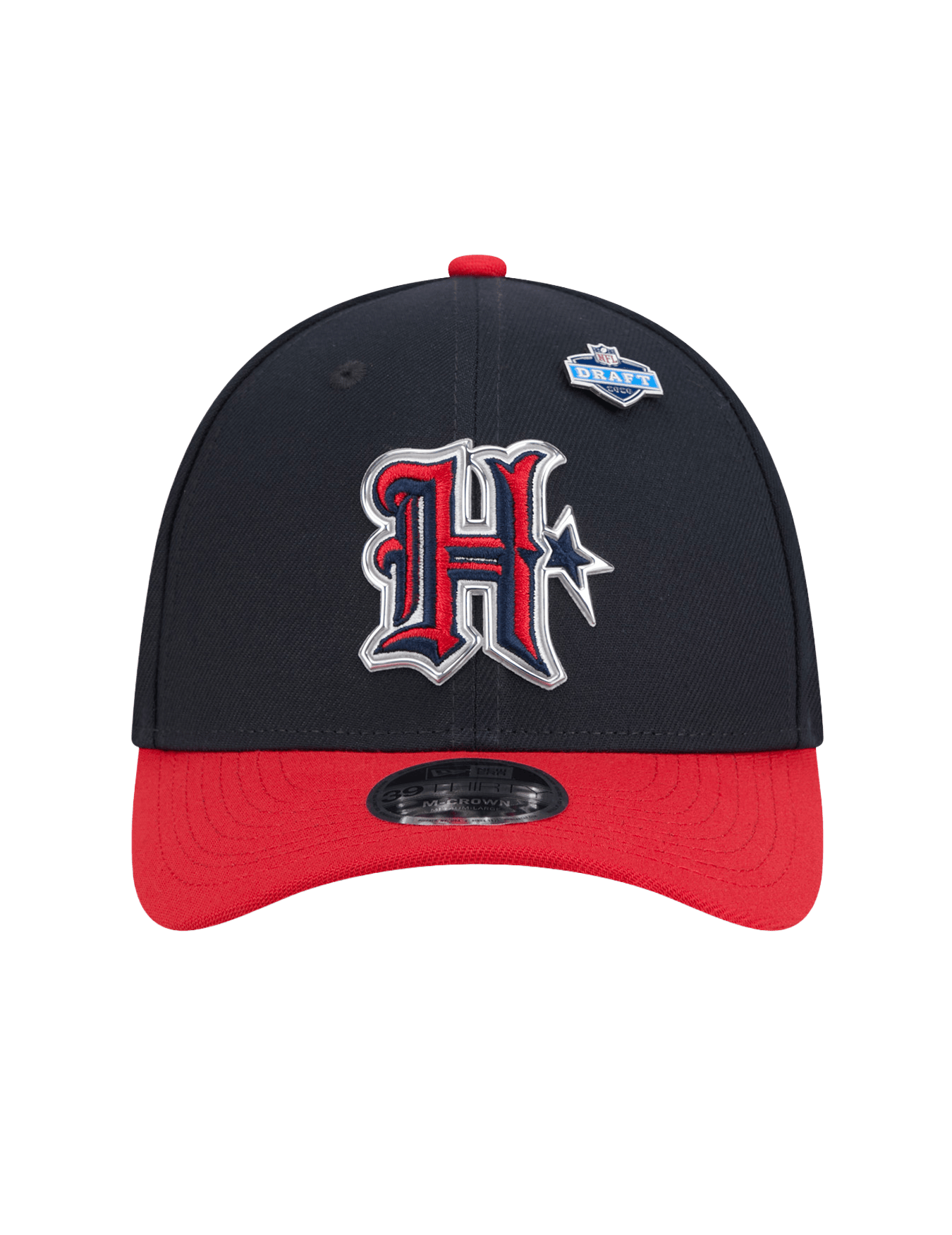 New Era Caps M/L Houston Texans New Era NFL Draft 26 39THIRTY M-Crown Stretch-Fit Hat