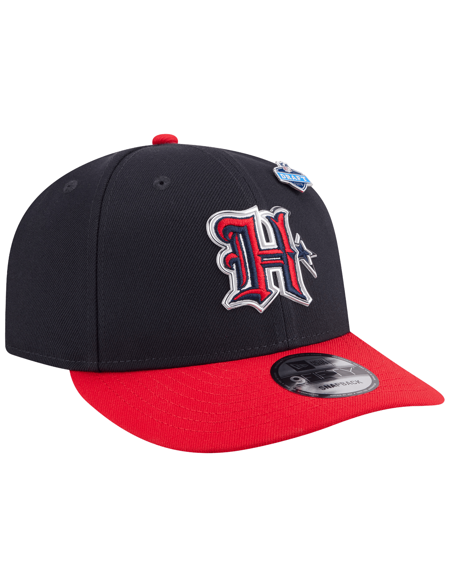 New Era Caps OSFM Houston Texans New Era NFL Draft 26 9FIFTY Pre-Curved Snapback Hat