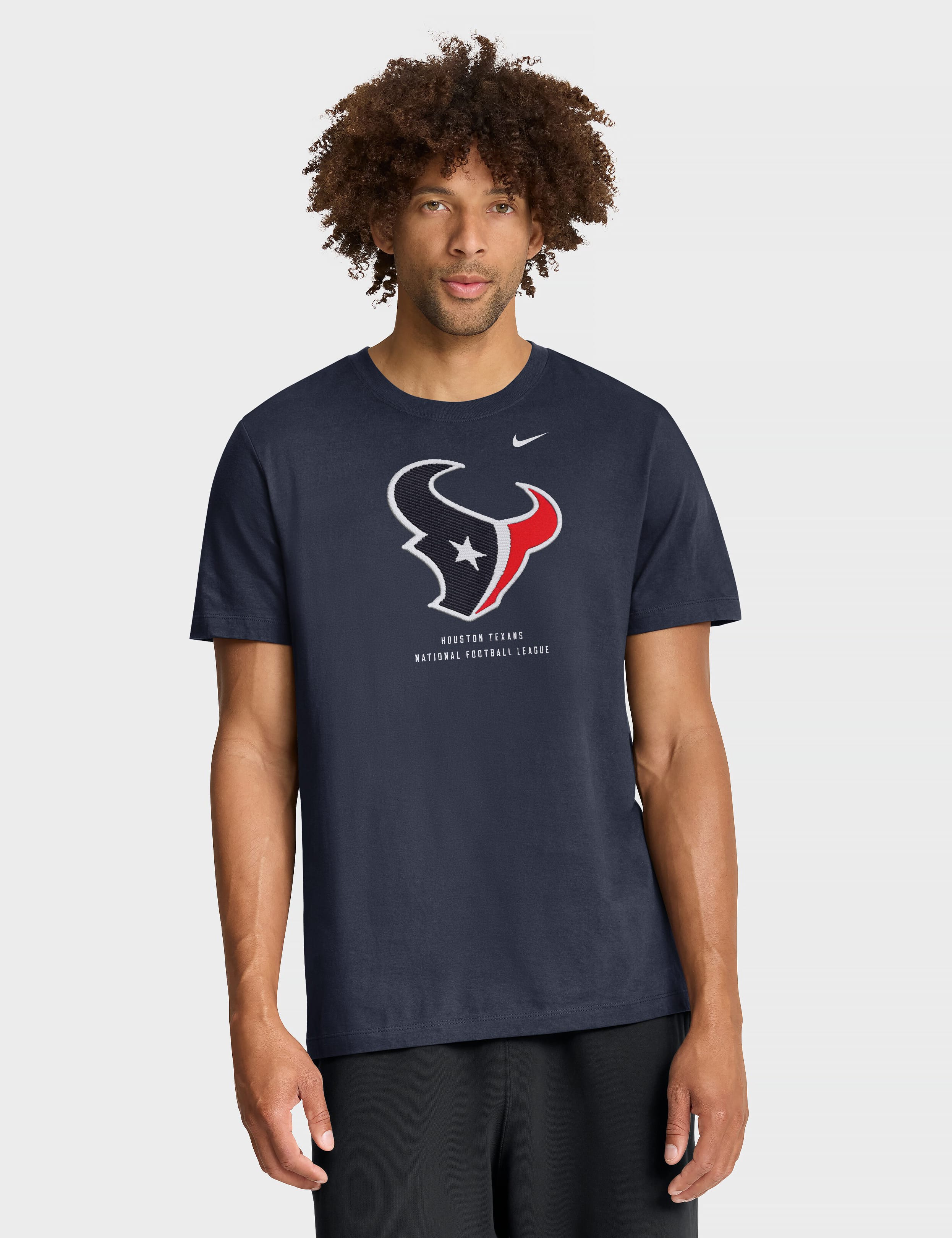 Nike T-Shirts Houston Texans Nike NFL Property Of Cotton T-Shirt - Navy