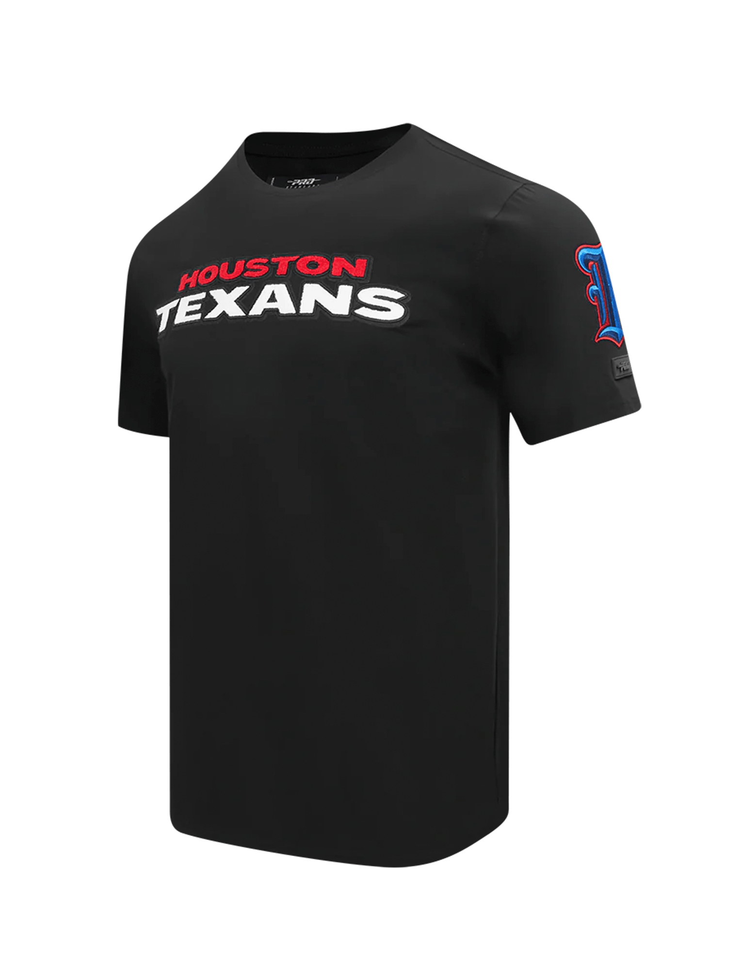 Pro Standard T-Shirts Houston Texans Pro Standard NFL Classic Chenille Flex T-Shirt - Black