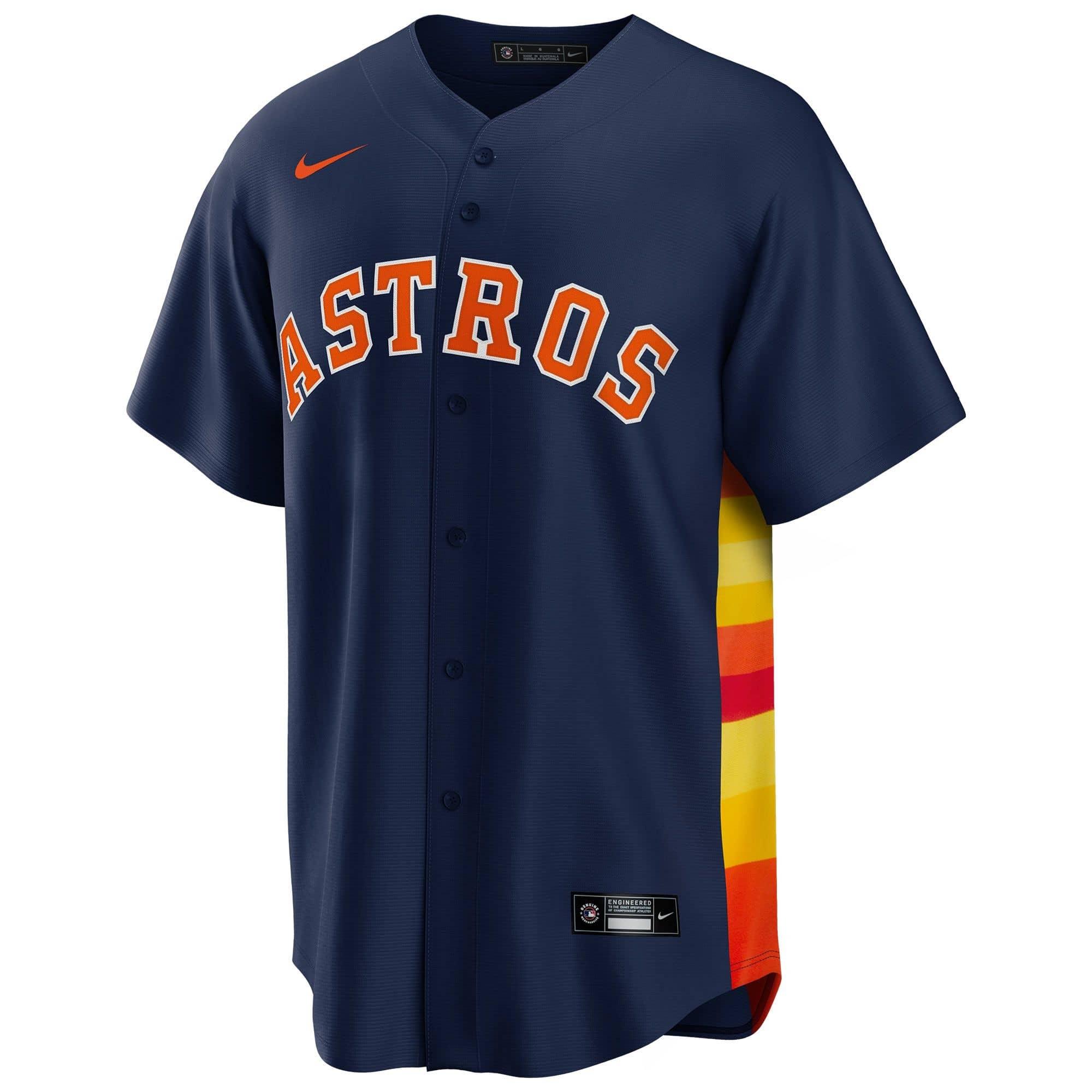 Houston Astros Nike MLB Alt 2 Replica Jersey - Navy
