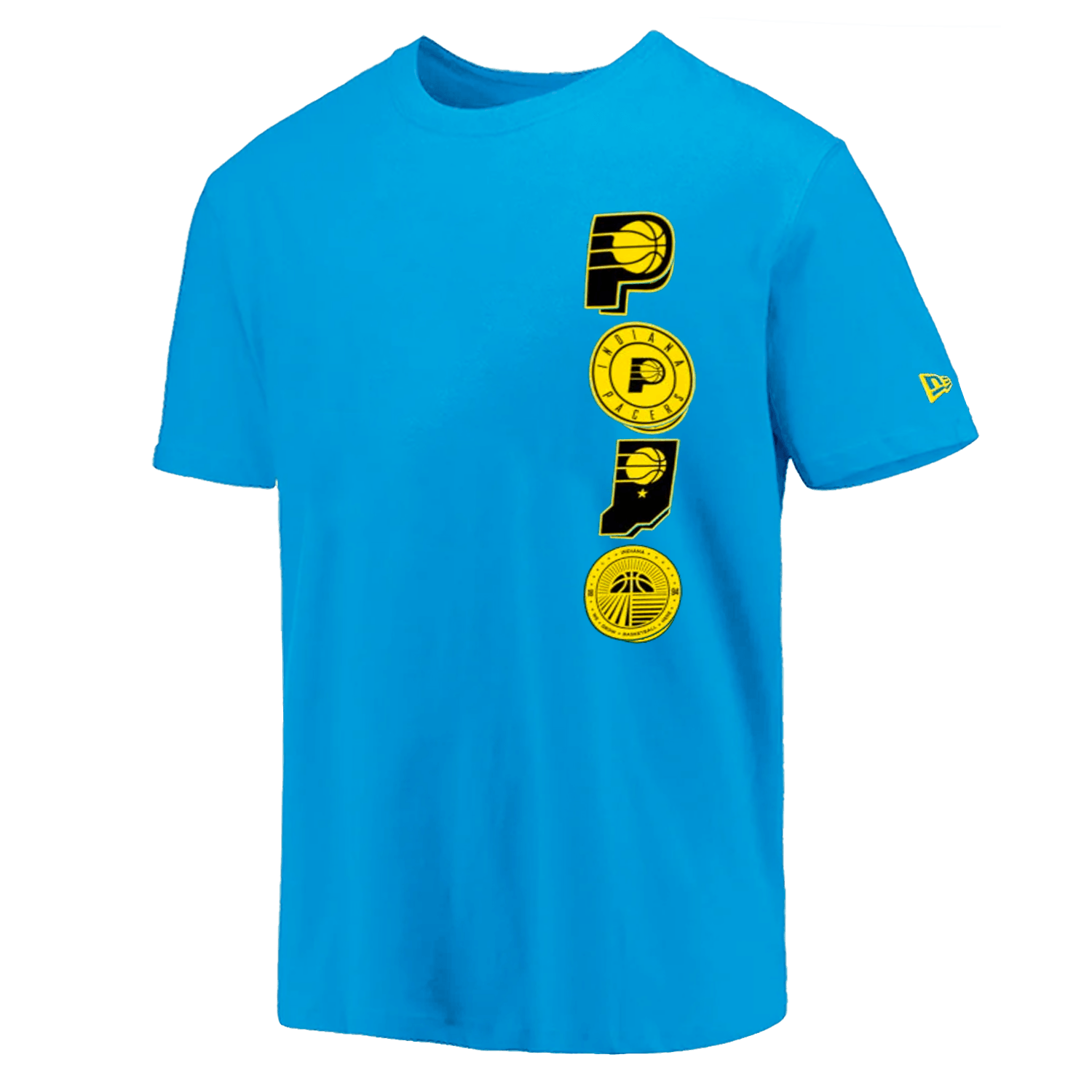 New Era T-Shirts Indiana Pacers New Era NBA 24 City Edition T-Shirt - Blue