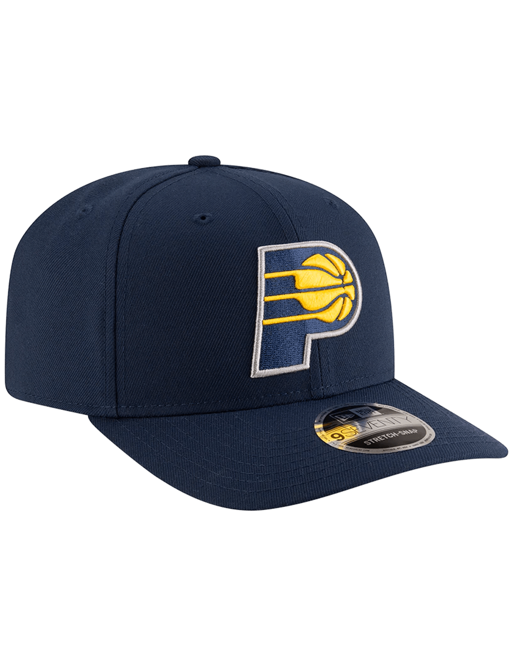 New Era Caps Indiana Pacers New Era NBA Team 9SEVENTY Stretch-Snapback Hat - Navy